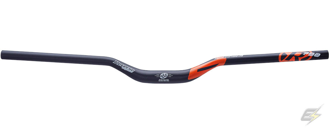 Reverse Base Handlebars Matt Black/Fox Orange / 790mm x 31.8mm x 35mm Rise