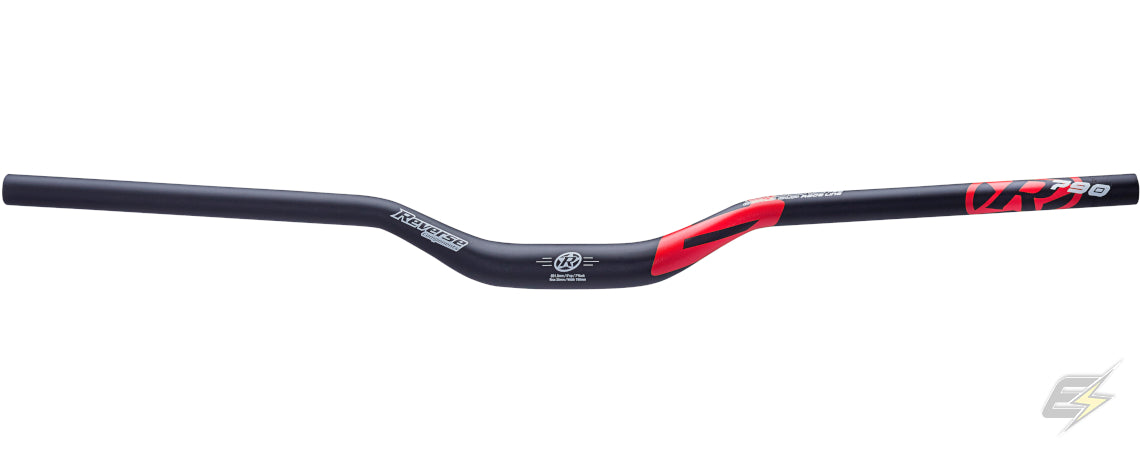 Reverse Base Handlebars Matt Black/Red / 790mm x 31.8mm x 35mm Rise