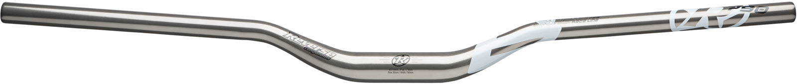 Reverse Base Handlebars Titangrey / 790mm x 31.8mm x 35mm Rise