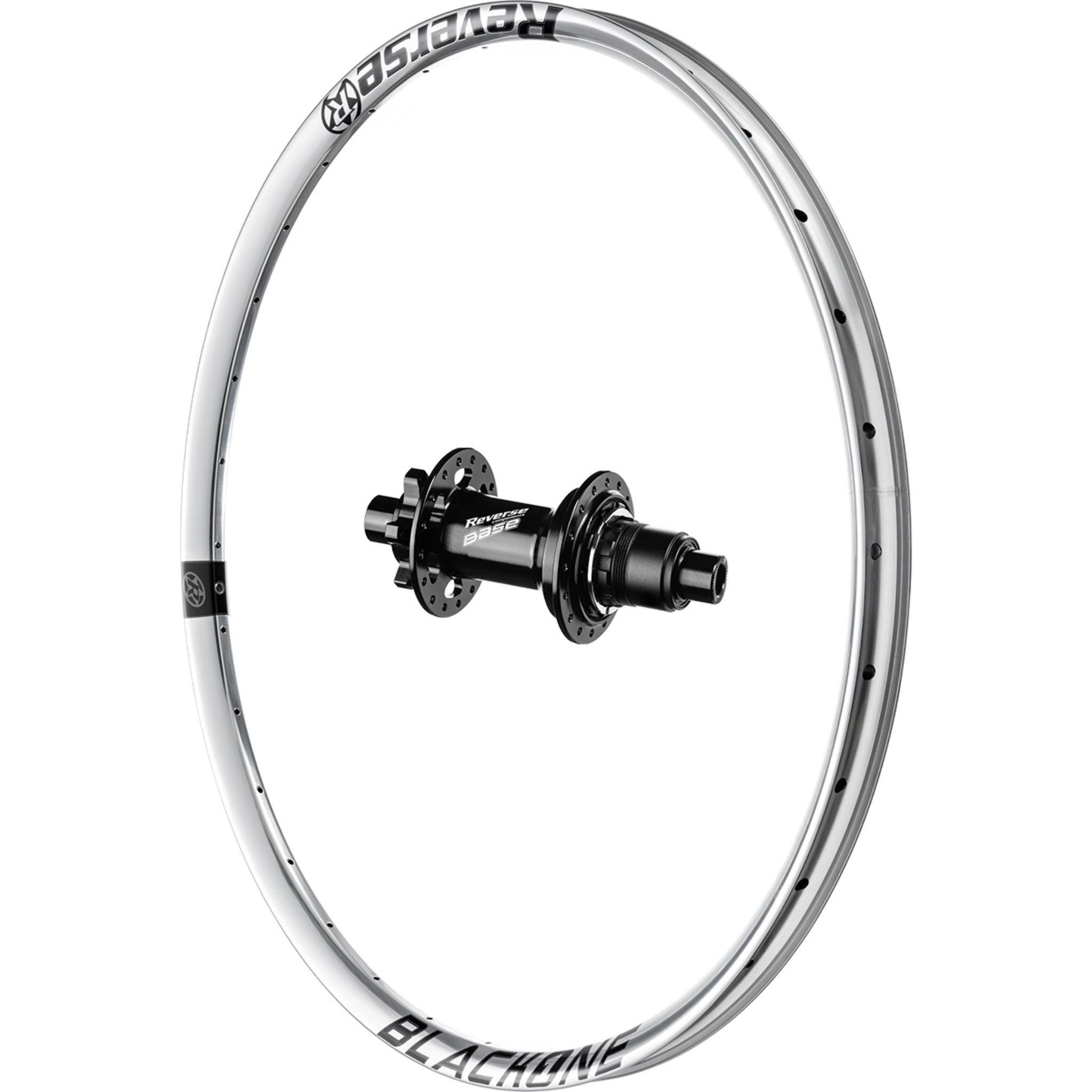 Reverse Components Black ONE Boost Rear Wheel Silver / 26 / 148 x 12mm - SRAM XD