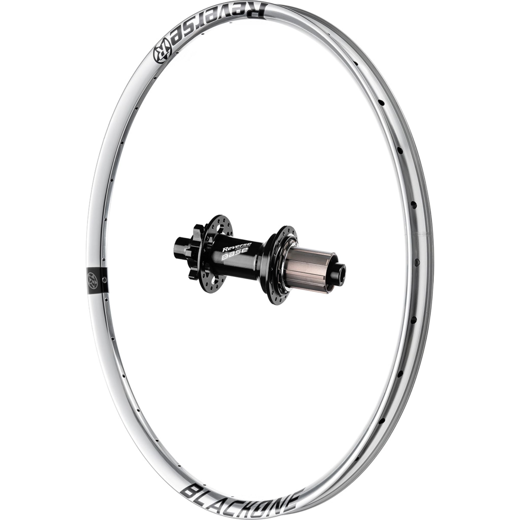 Reverse Components Black ONE Boost Rear Wheel Silver / 29 / 148 x 12mm - Shimano HG
