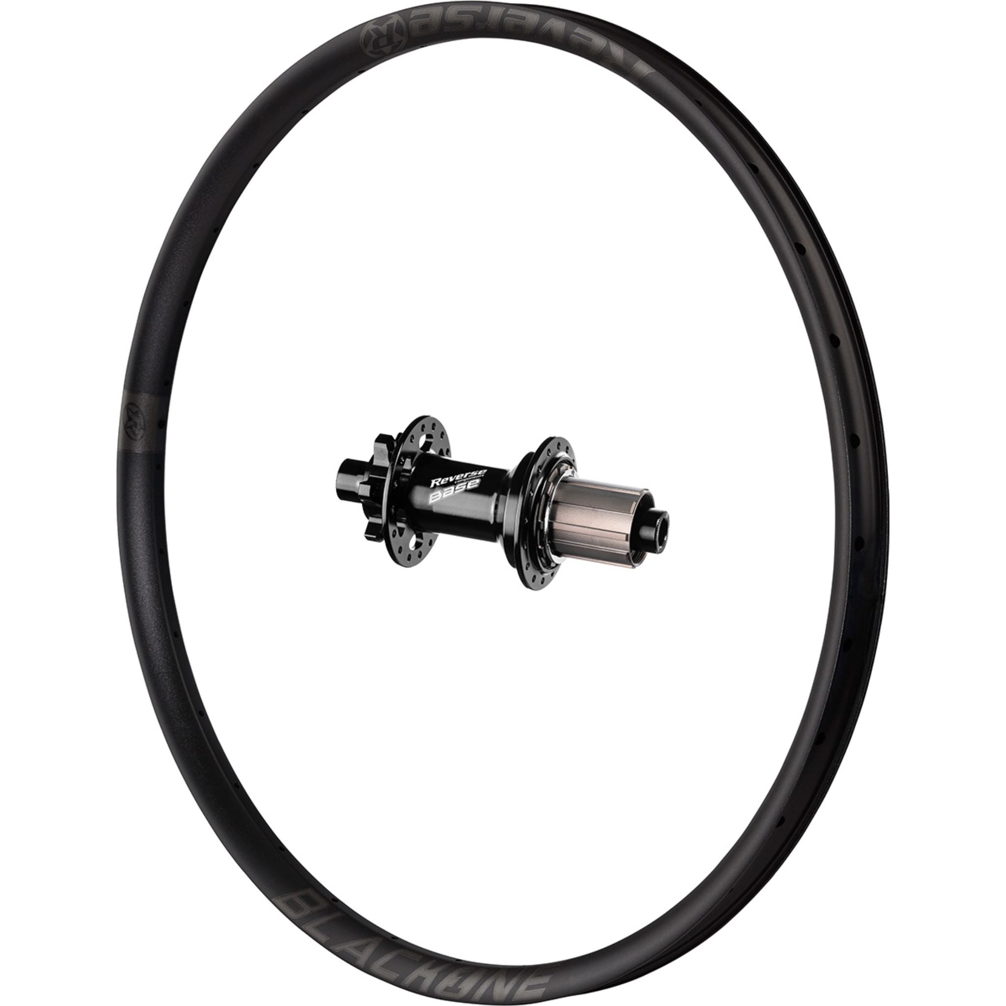 Reverse Components Black ONE Boost Rear Wheel Stealth / 29 / 148 x 12mm - Shimano HG