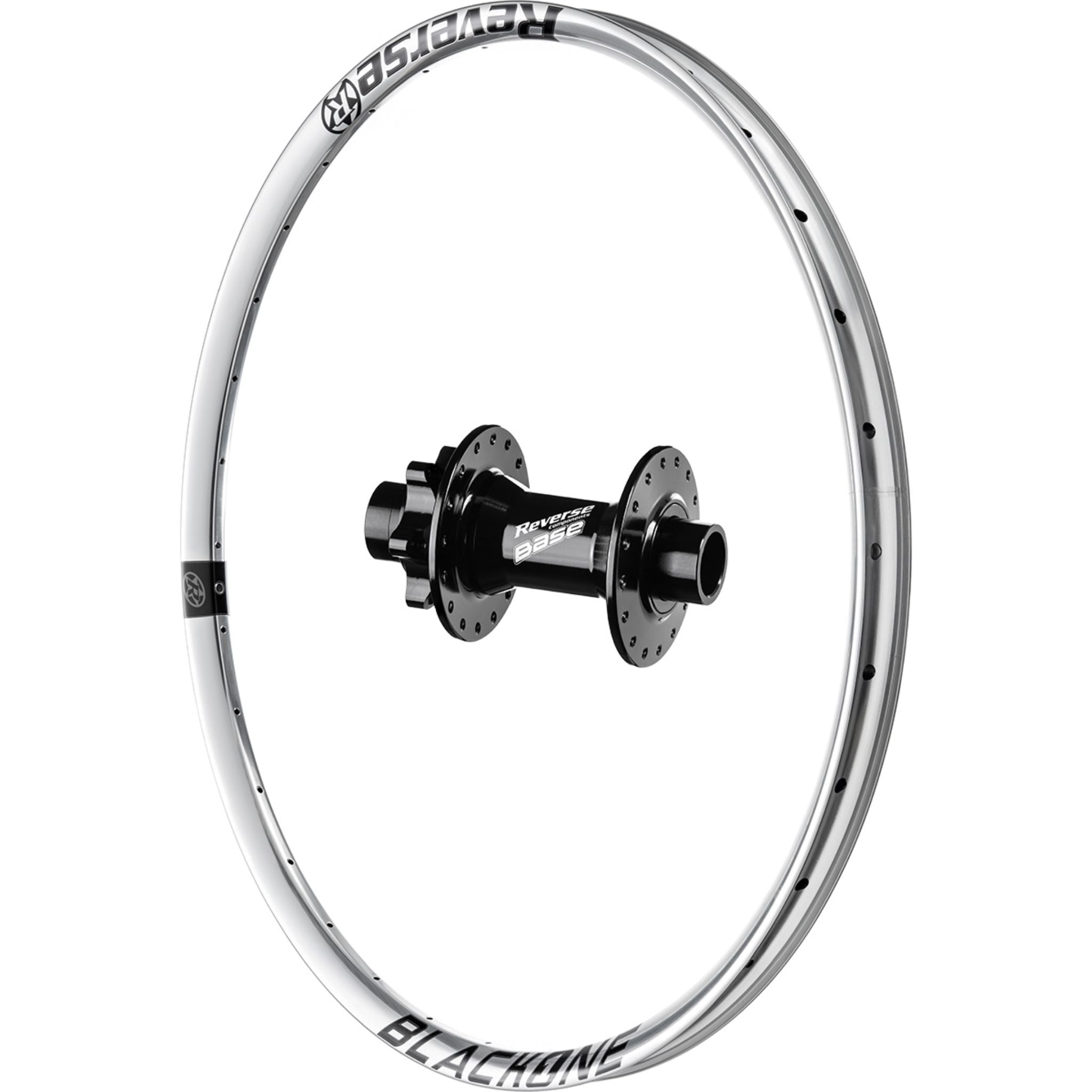Reverse Components Black ONE Front Wheel Silver / 26 / 15 x 100mm