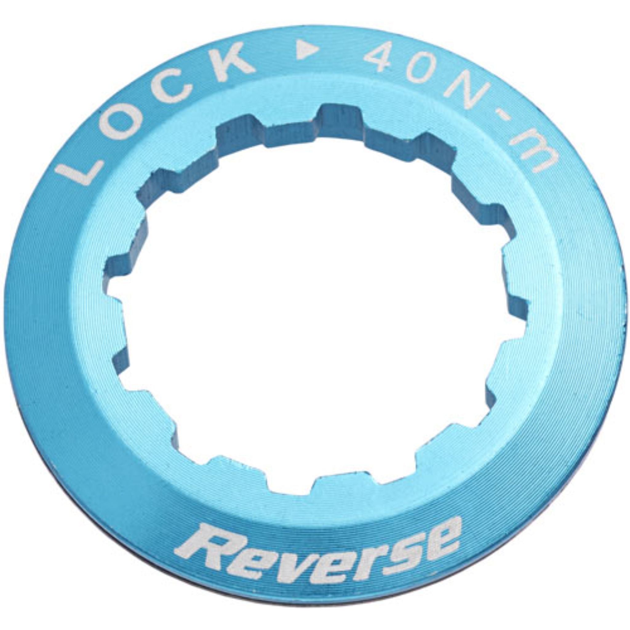 Reverse Components Cassette Lock Ring for 8-11 Speed Hubs Light Blue