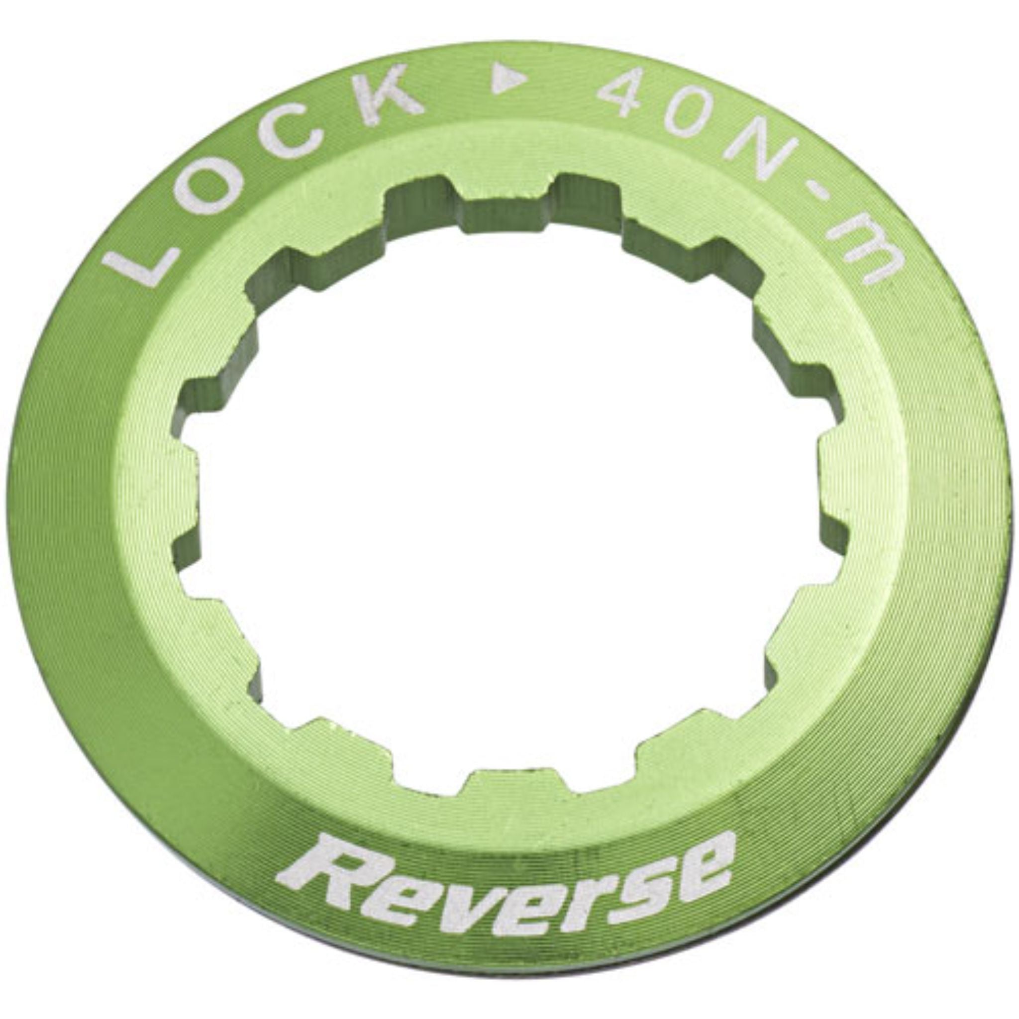 Reverse Components Cassette Lock Ring for 8-11 Speed Hubs Light Green