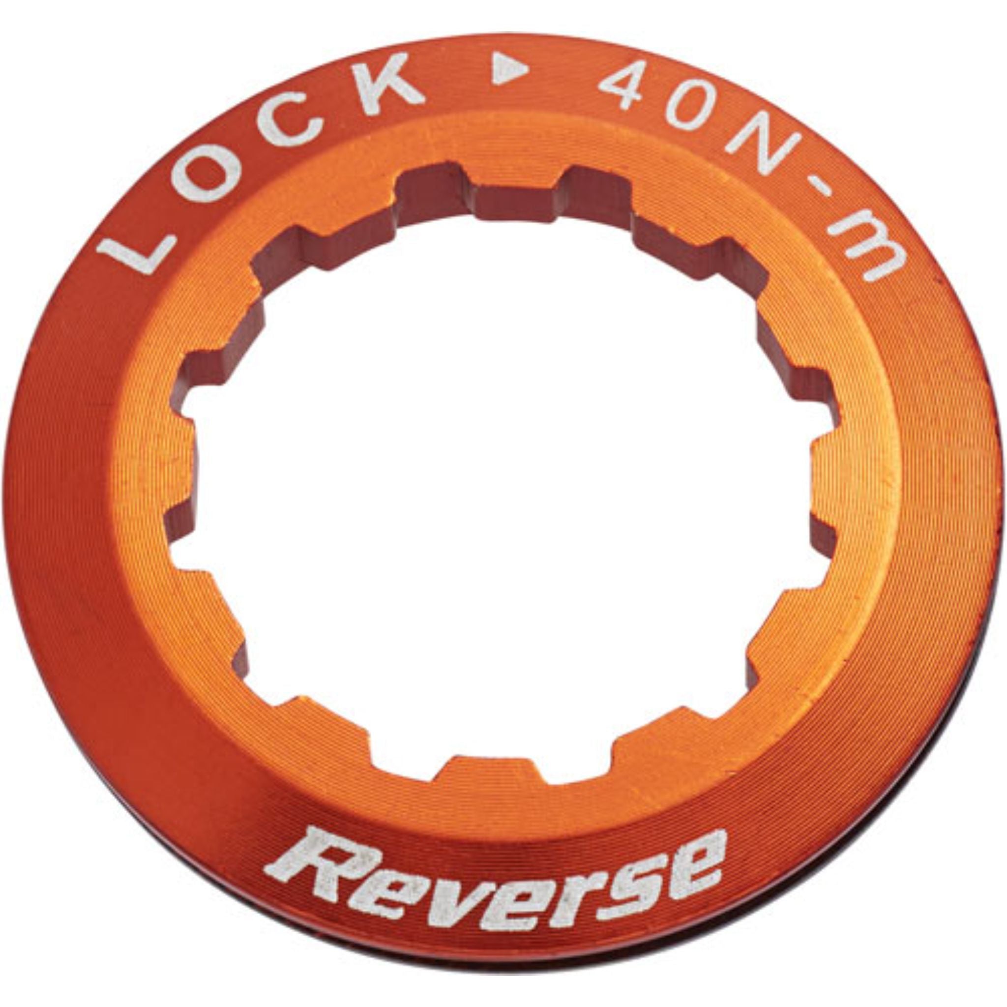 Reverse Components Cassette Lock Ring for 8-11 Speed Hubs Orange