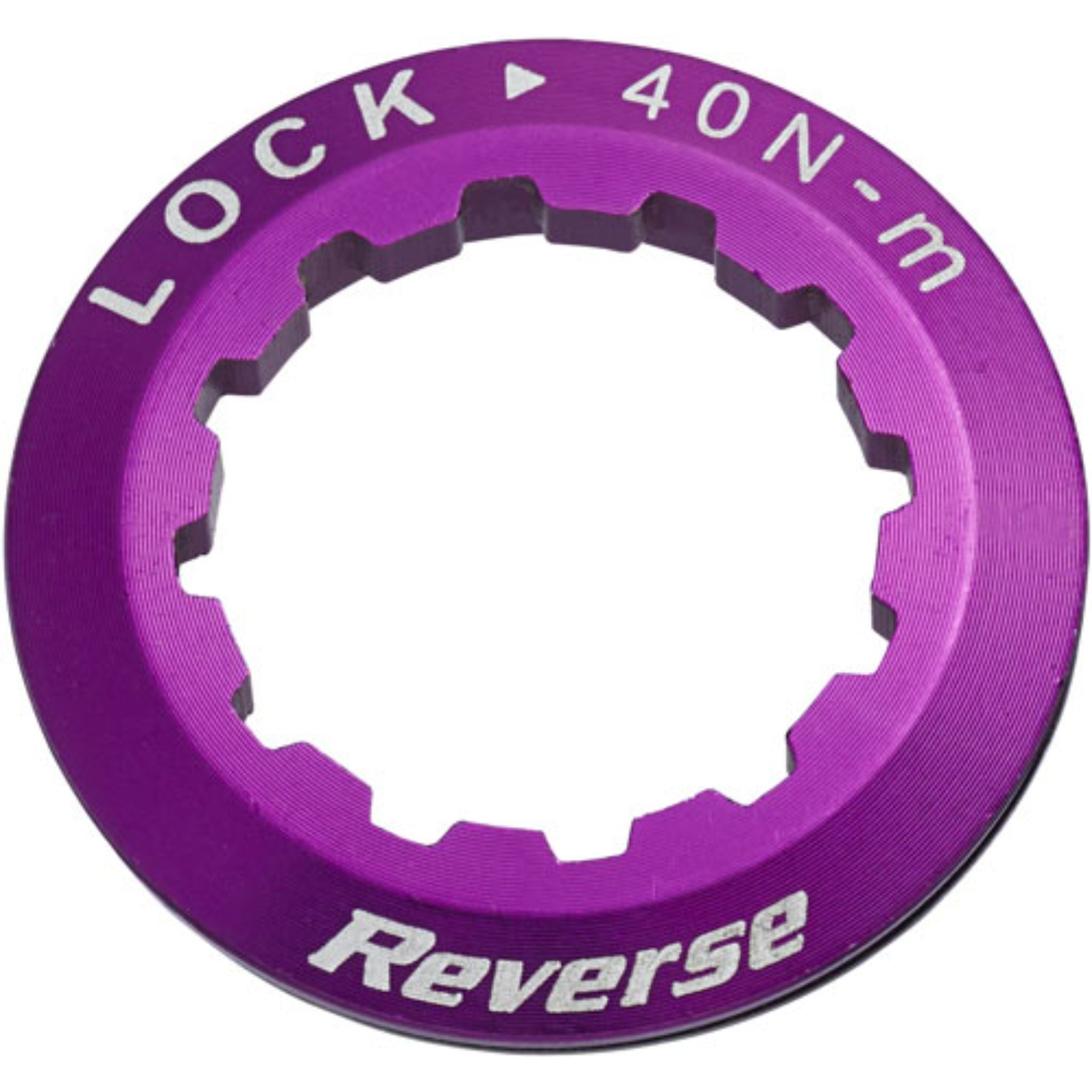 Reverse Components Cassette Lock Ring for 8-11 Speed Hubs Purple