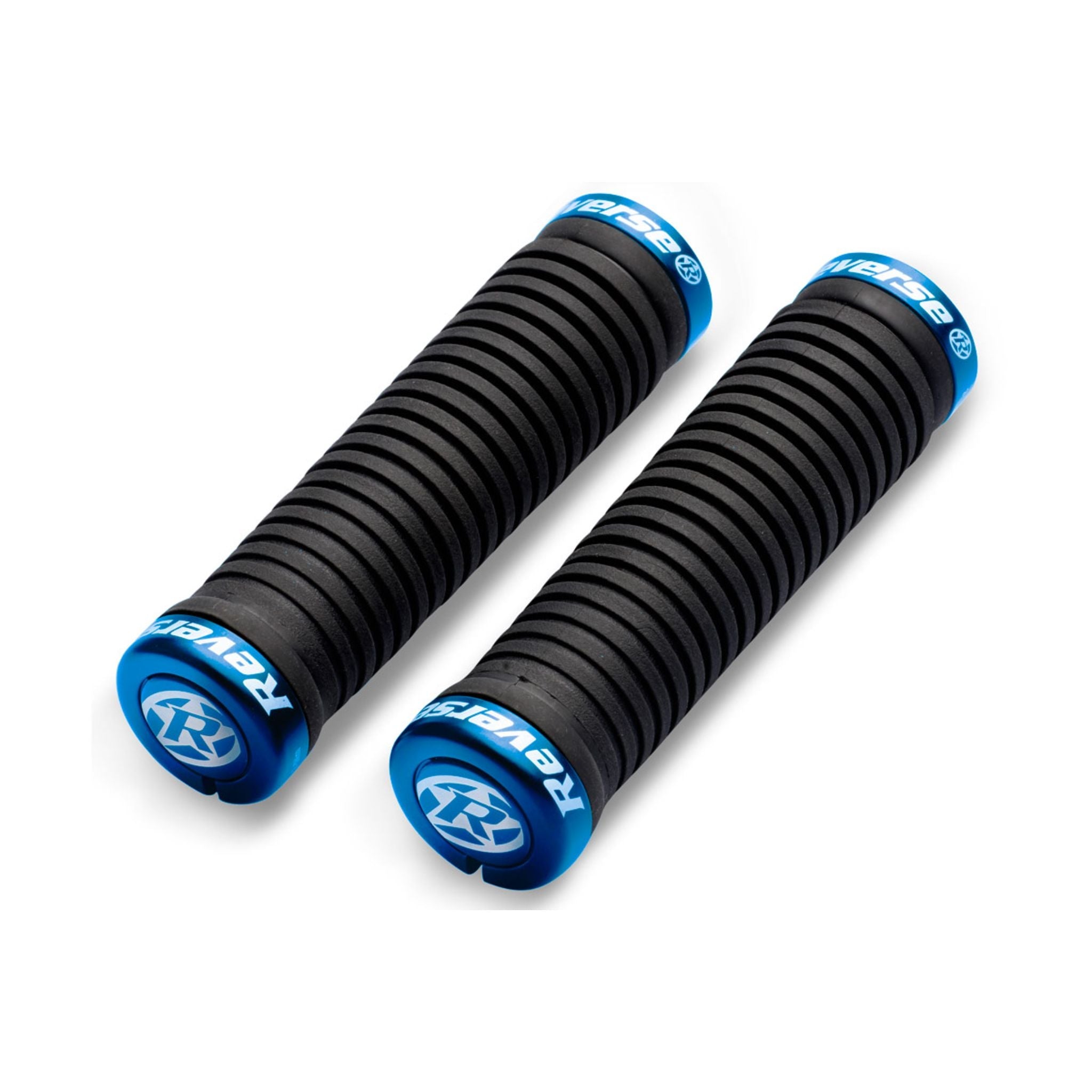 Reverse Components Tapered Grips Black/Blue