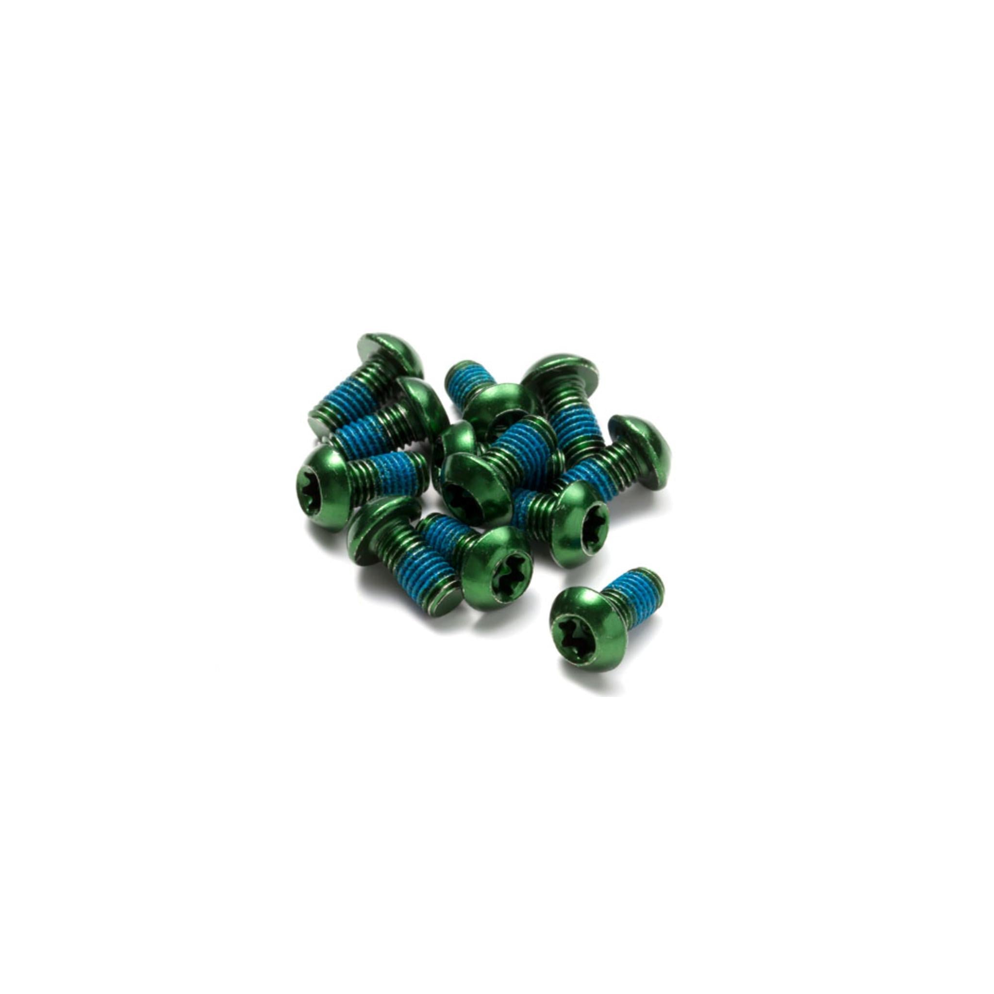Reverse Disc Brake Rotor Bolt Set (12pcs) Green