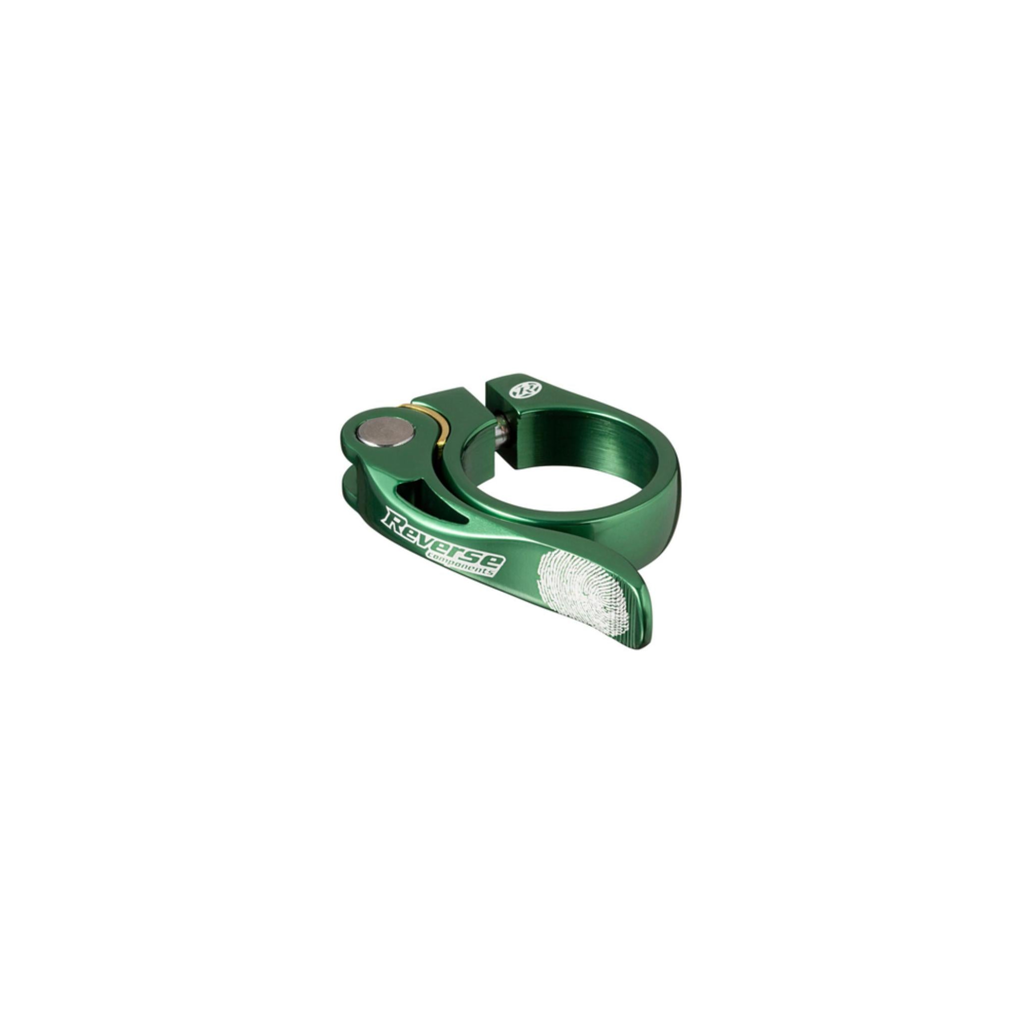 Reverse Long Life Seat Clamp Dark Green / 34.9mm