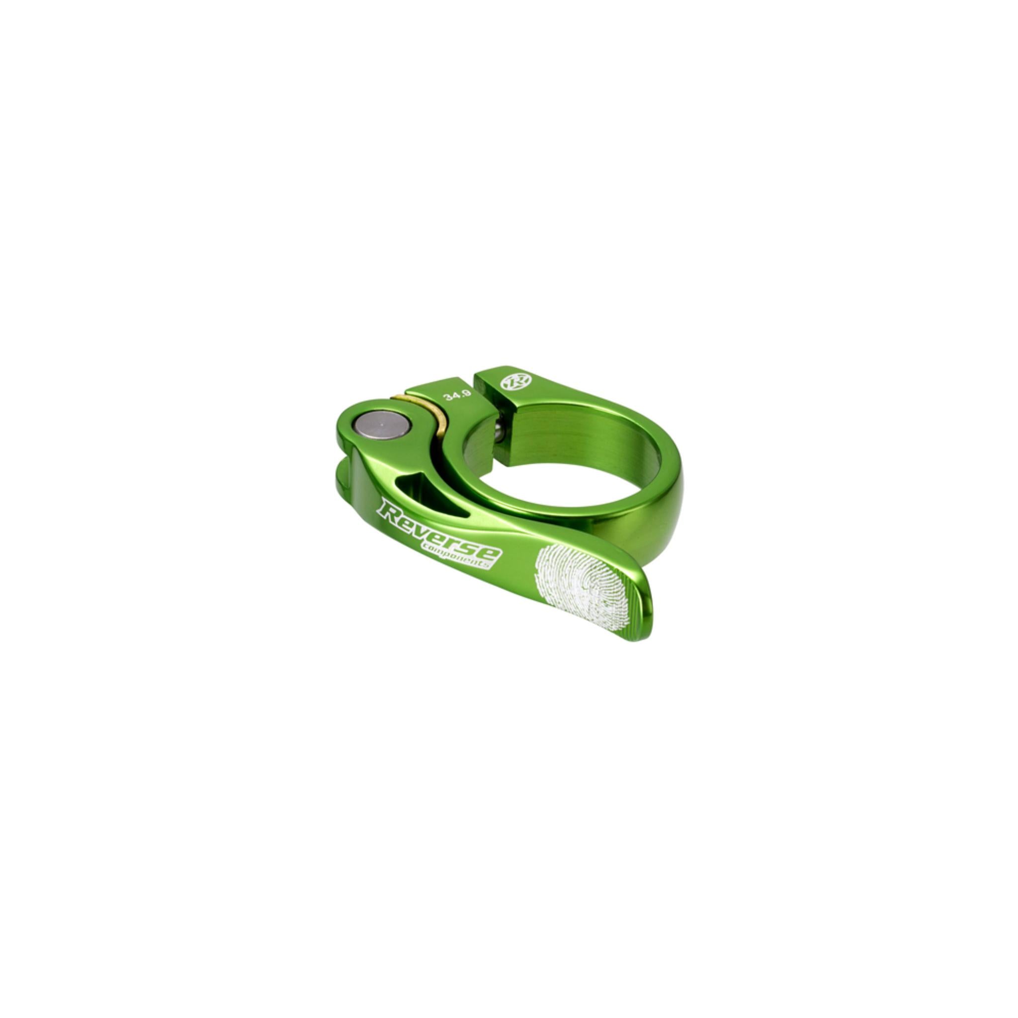 Reverse Long Life Seat Clamp Green / 34.9mm