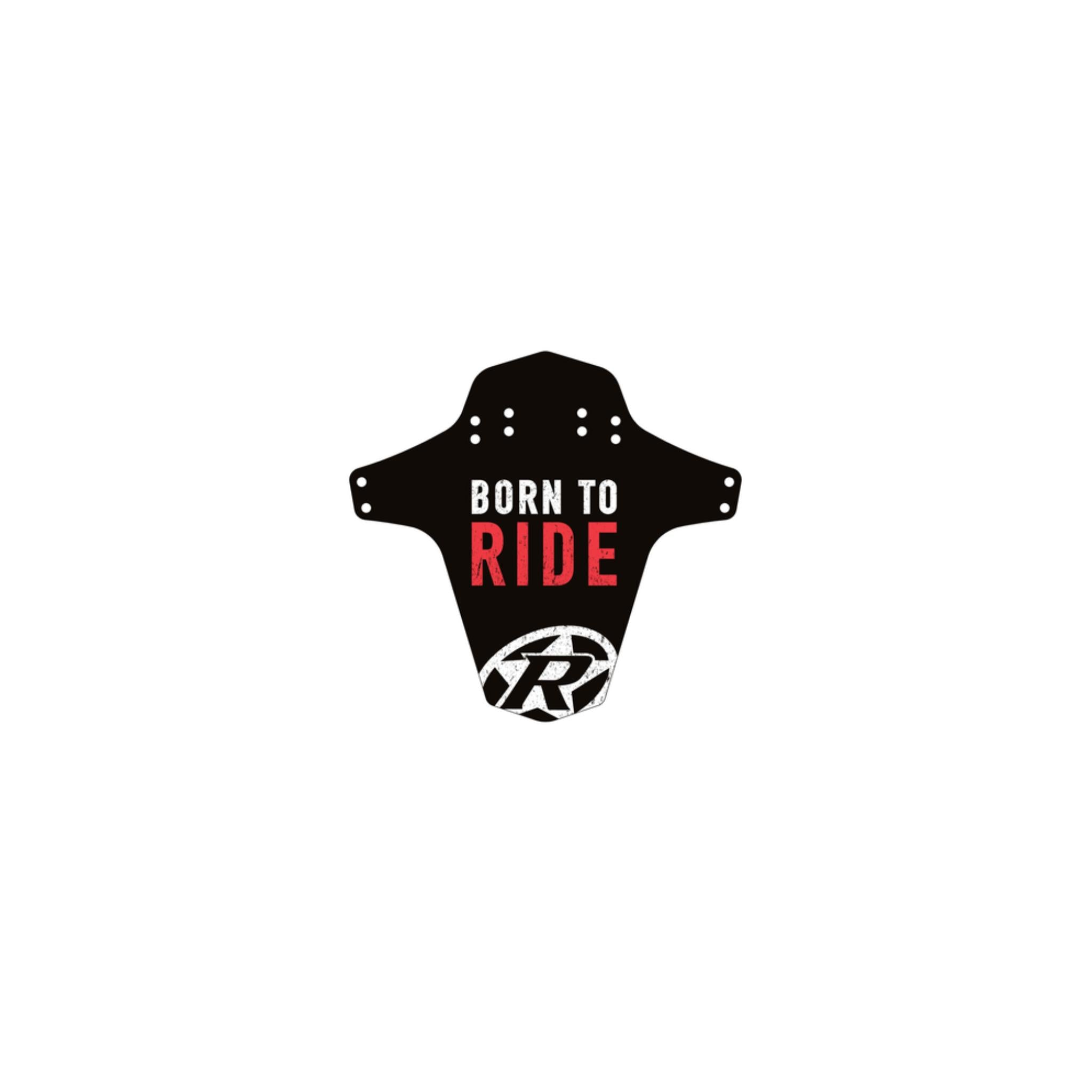 Reverse Mudfender Born to Ride (Black/Red)