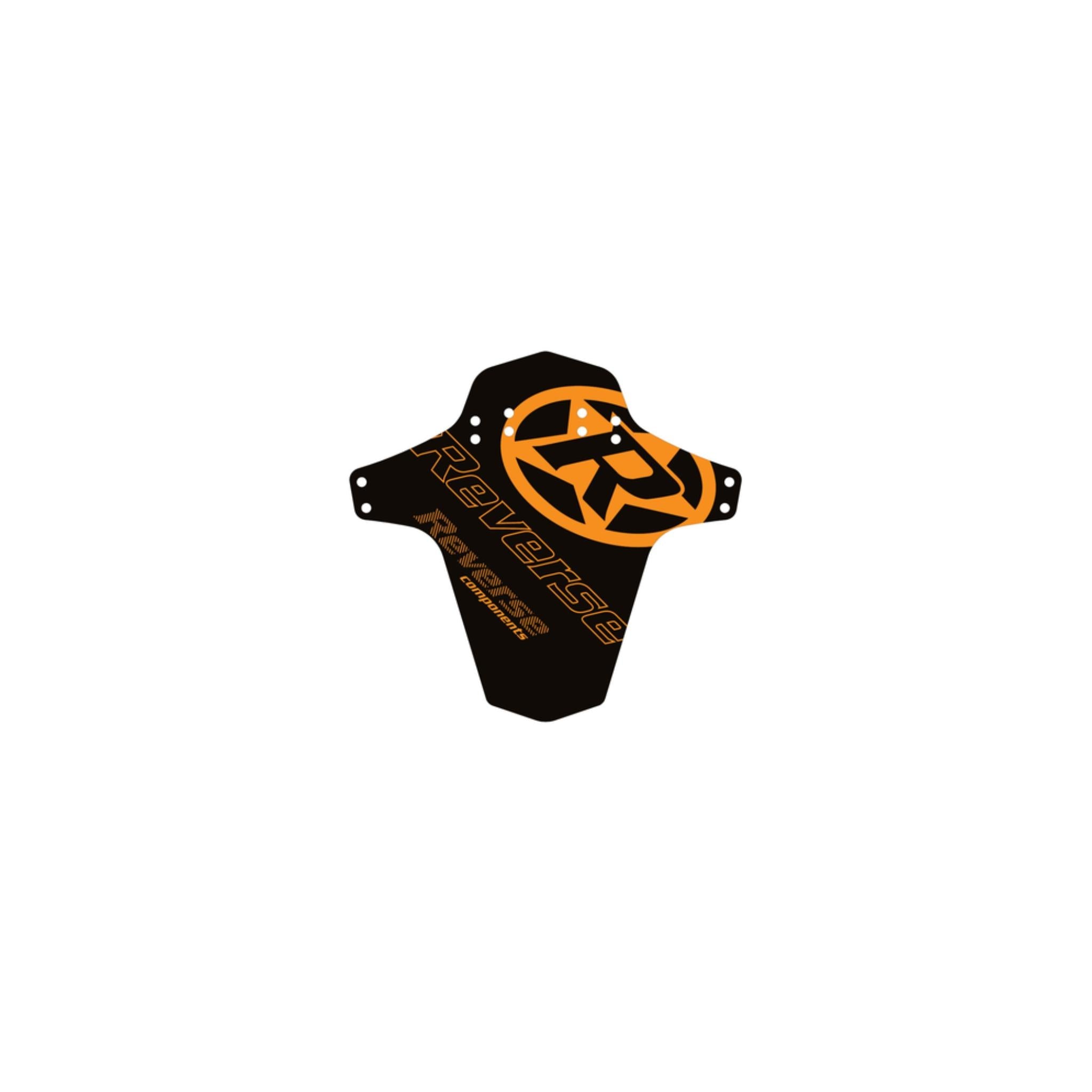 Reverse Mudfender Reverse Logo (Black/Fox-Orange)