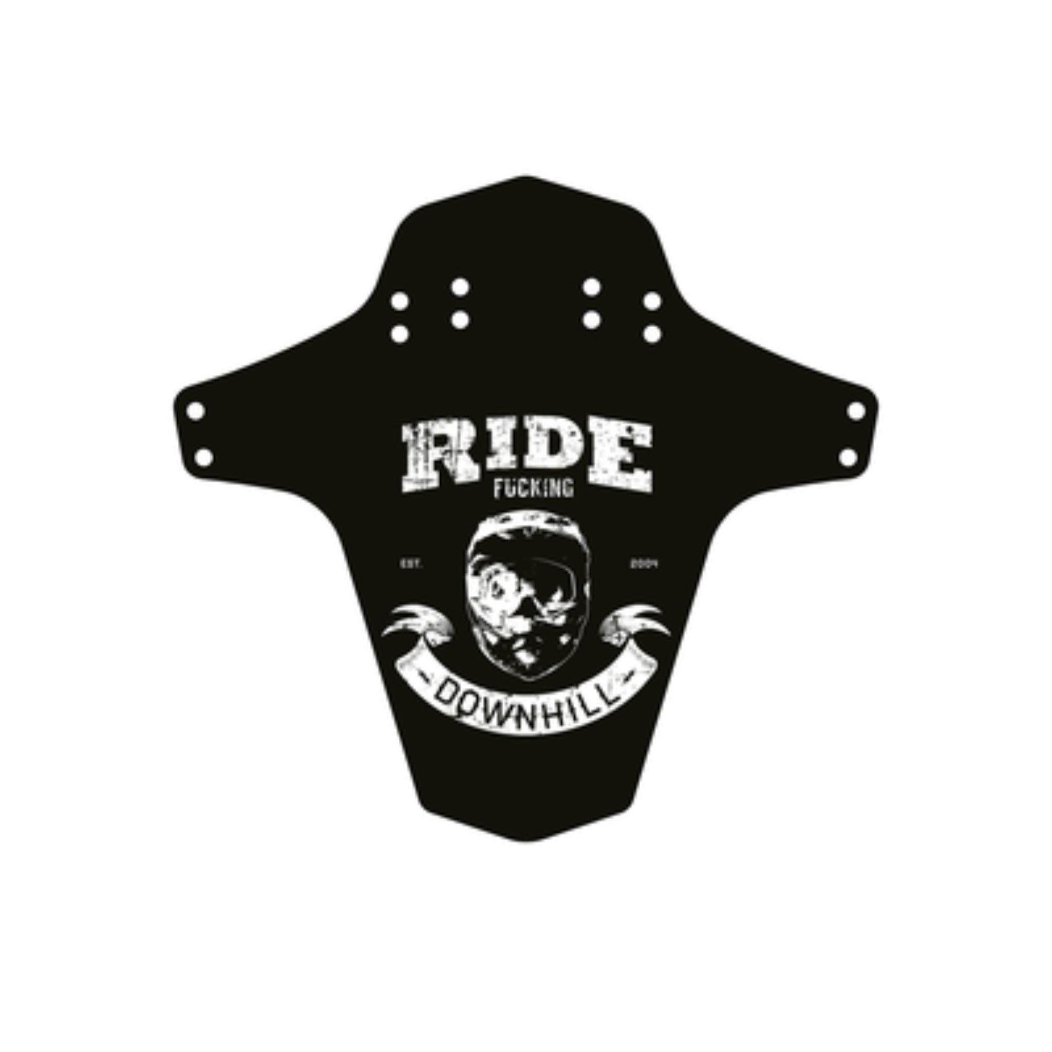 Reverse Mudfender Ride F'ing Downhill (Black/White)