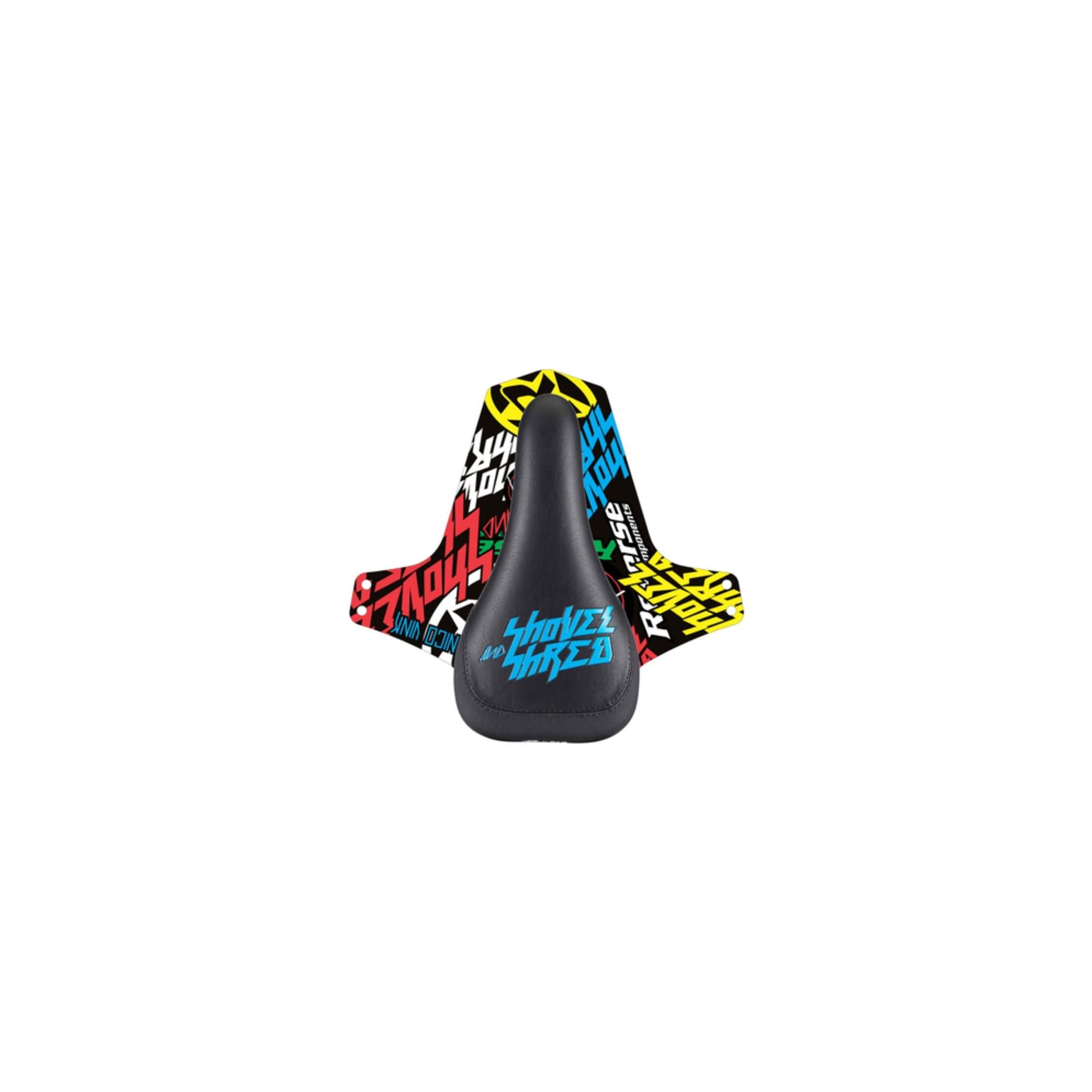 Reverse Nico Vink Shovel & Shred Saddle Black/Light Blue