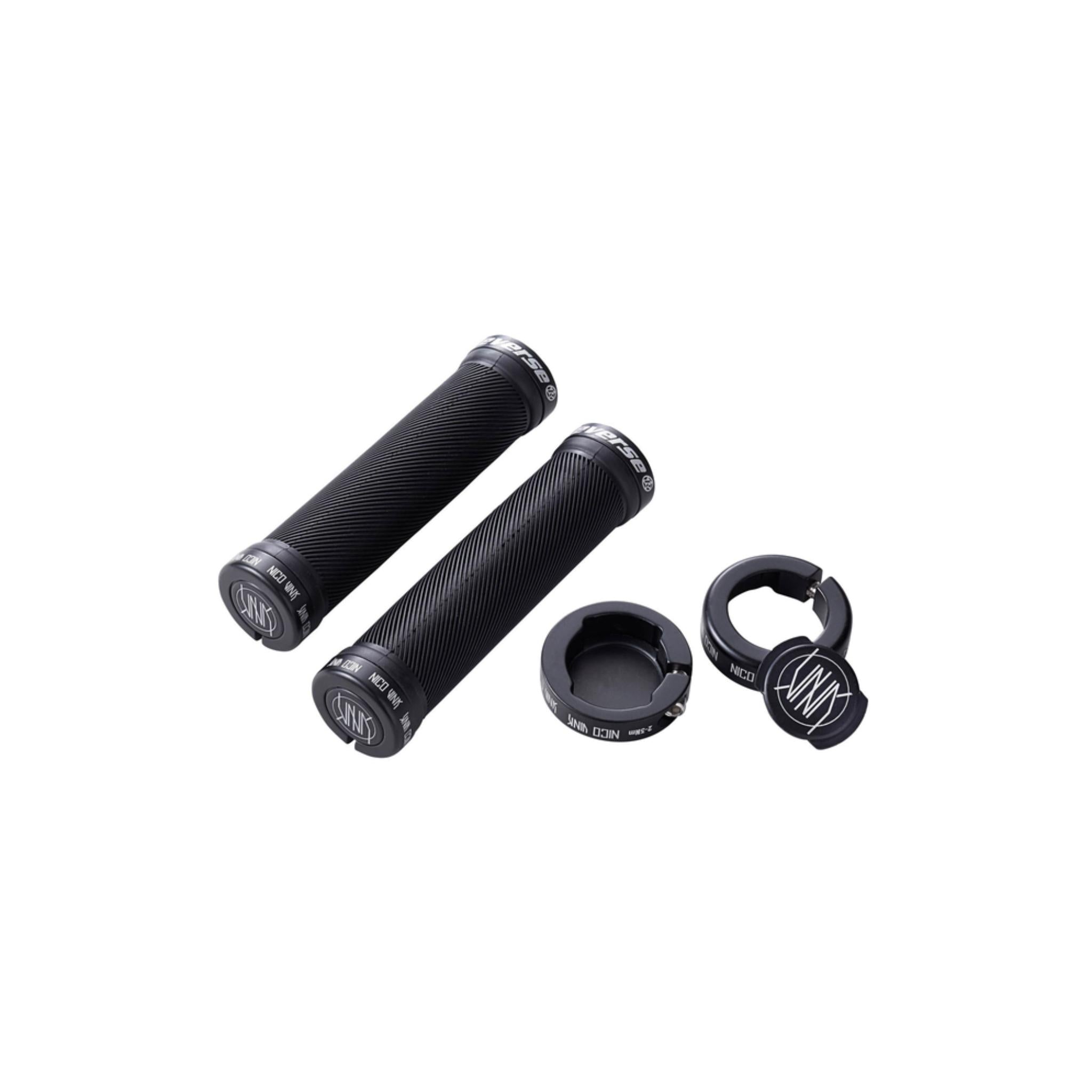 Reverse Nico Vink Signature Series Lock On Grips Black