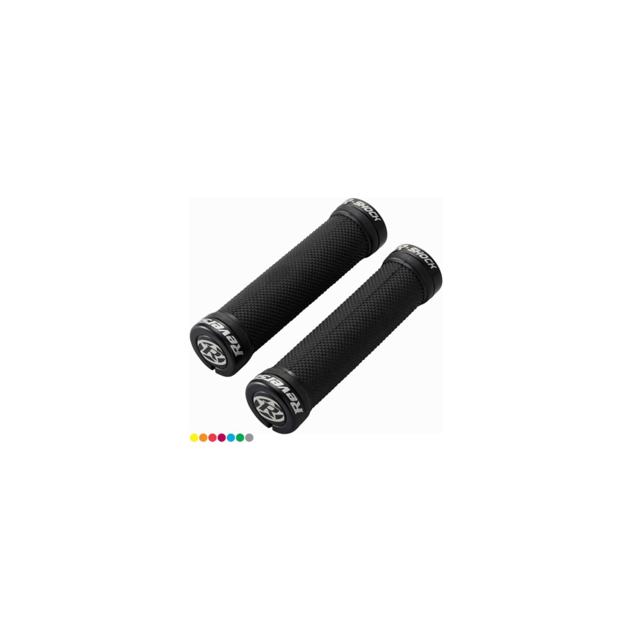 Reverse R-Shock Lock On Grips Black/Black / 29mm Thick