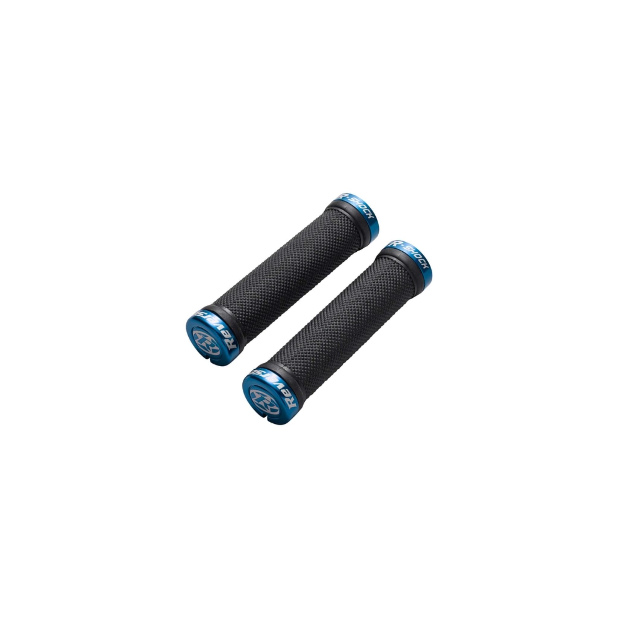Reverse R-Shock Lock On Grips Black/Blue / 29mm Thick