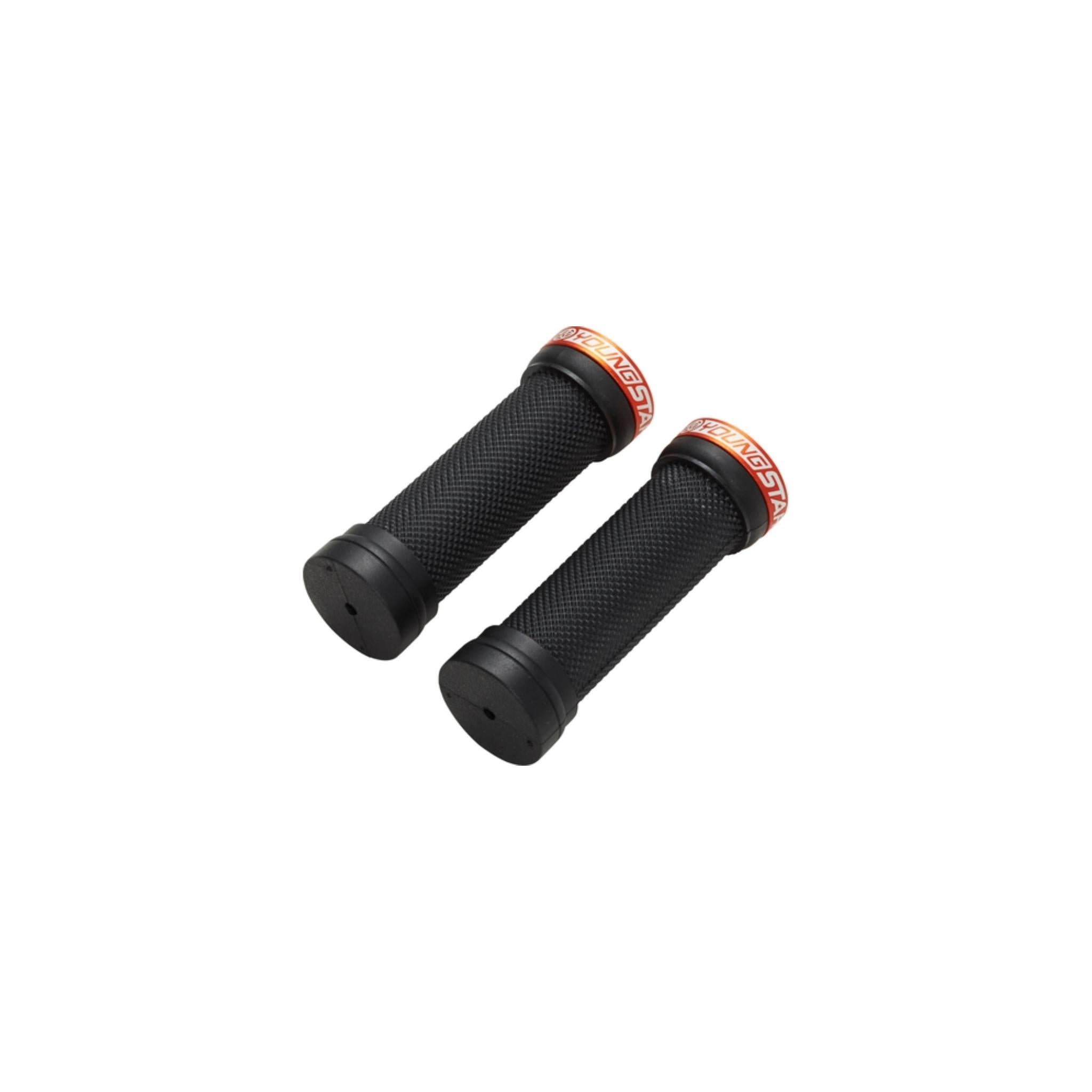 Reverse Youngstar Single Lock-On Grips Black/Orange