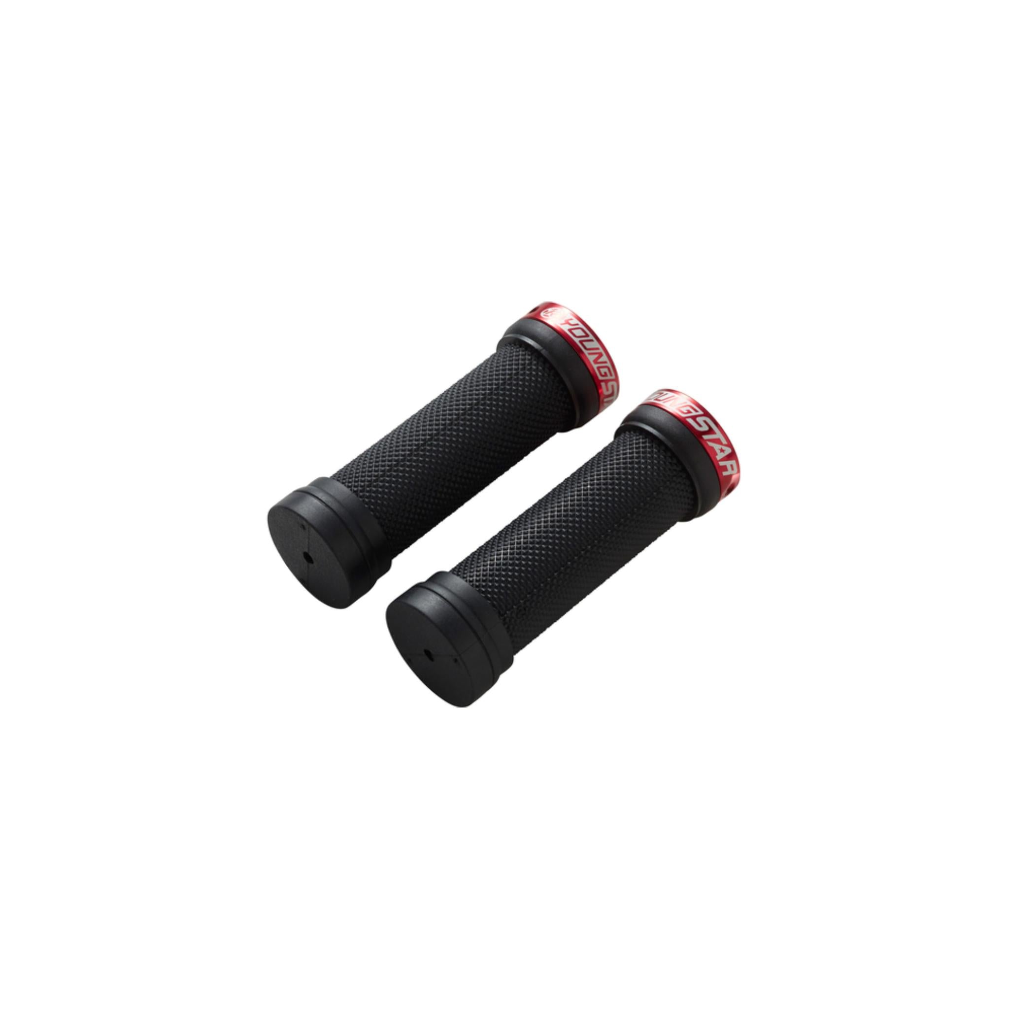 Reverse Youngstar Single Lock-On Grips Black/Red