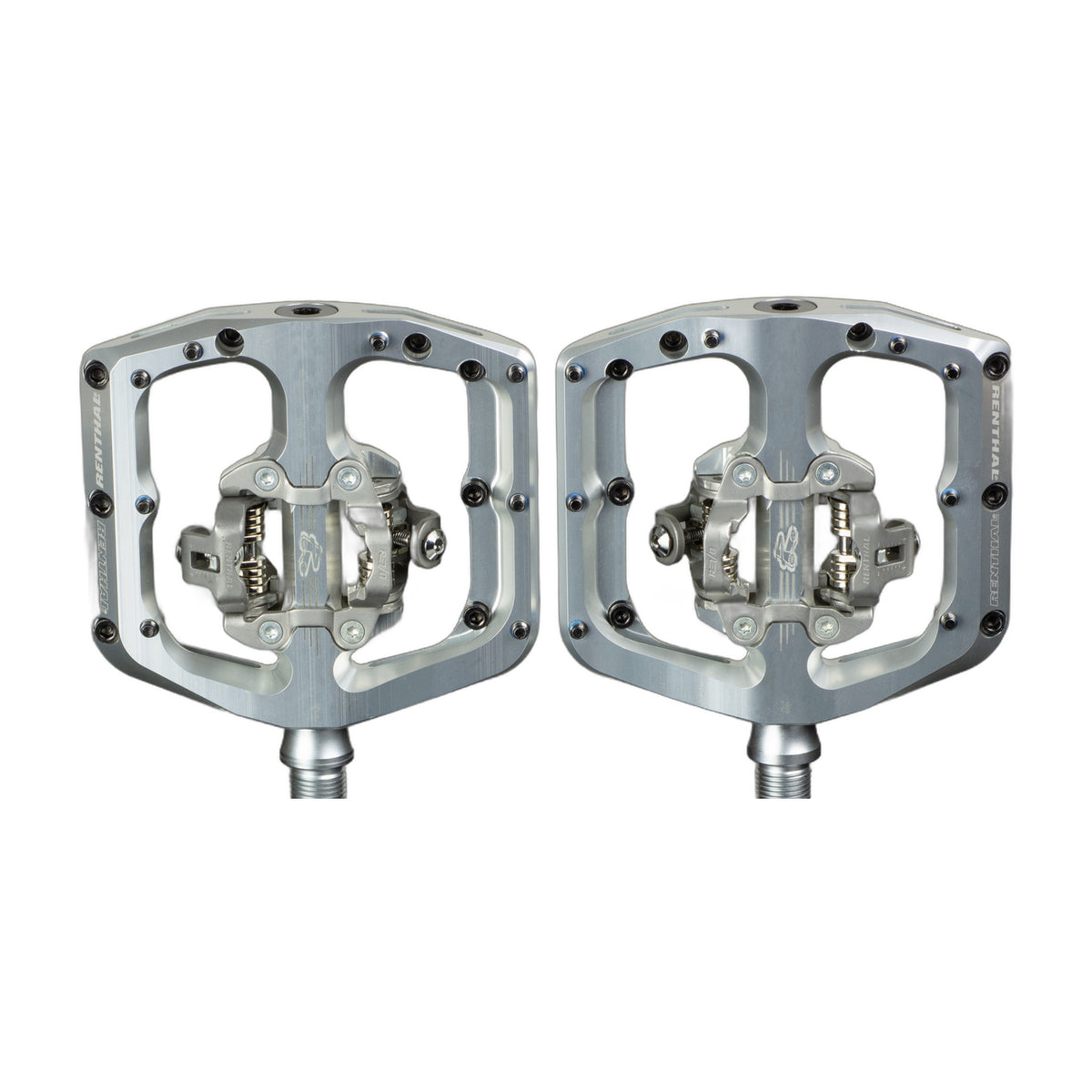 Renthal Revo DHC Clipless Pedals Silver