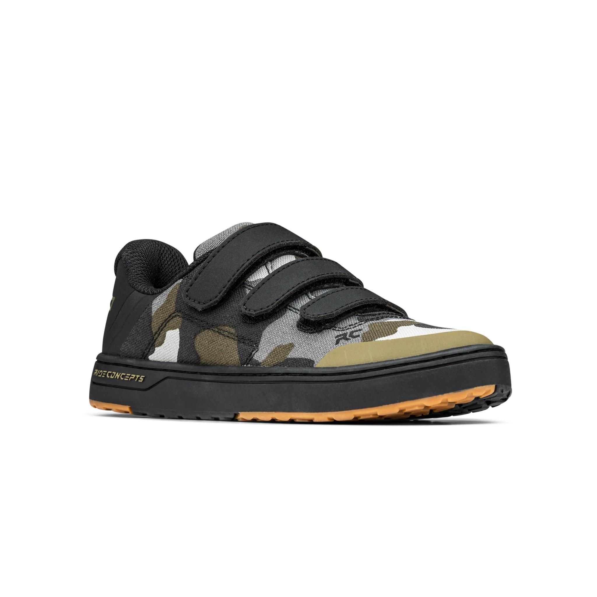 Ride Concepts Livewire Kids Shoes 2025 Olive Camo / UK 10.5K / EU 28