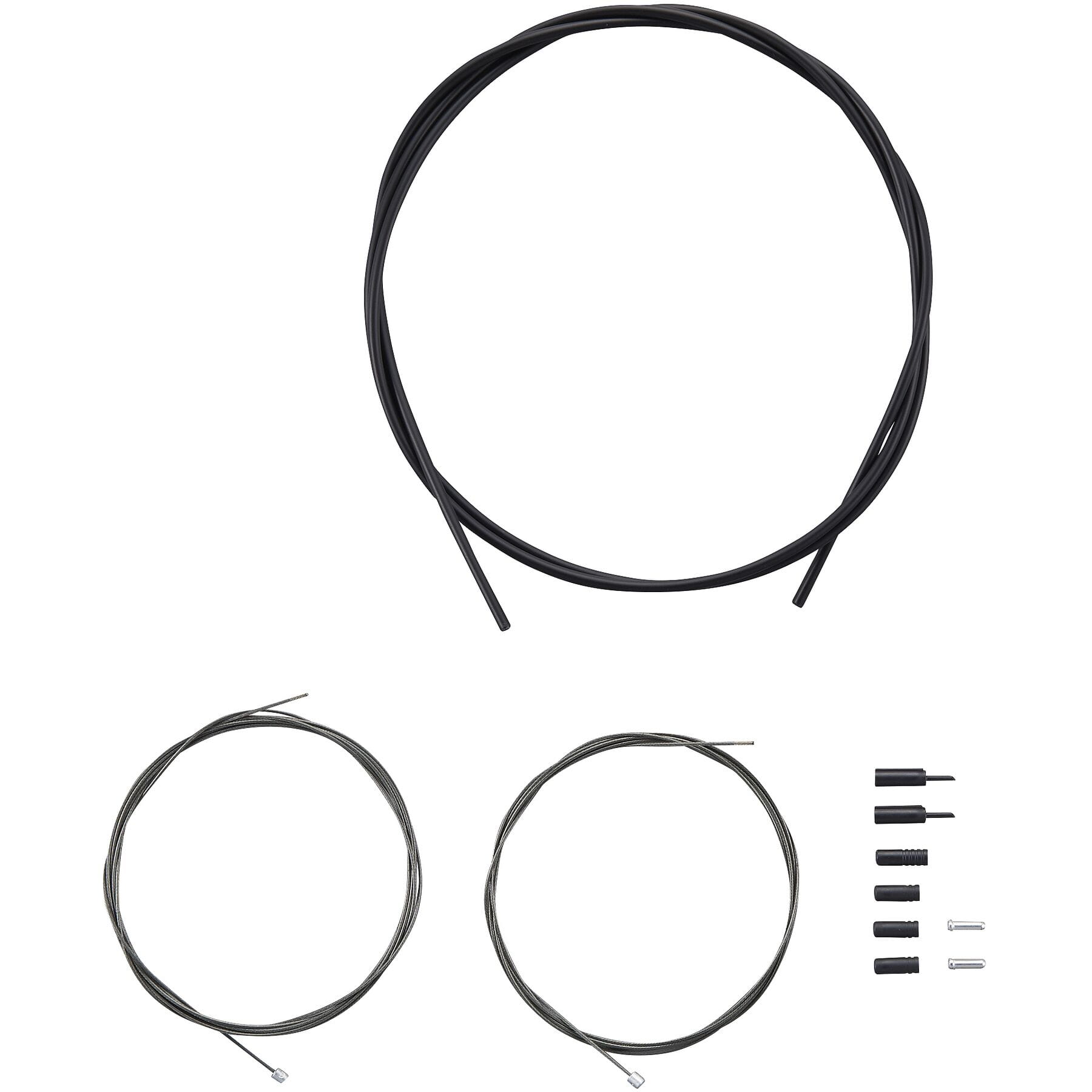 Road gear cable set, Optislick coated inners Black