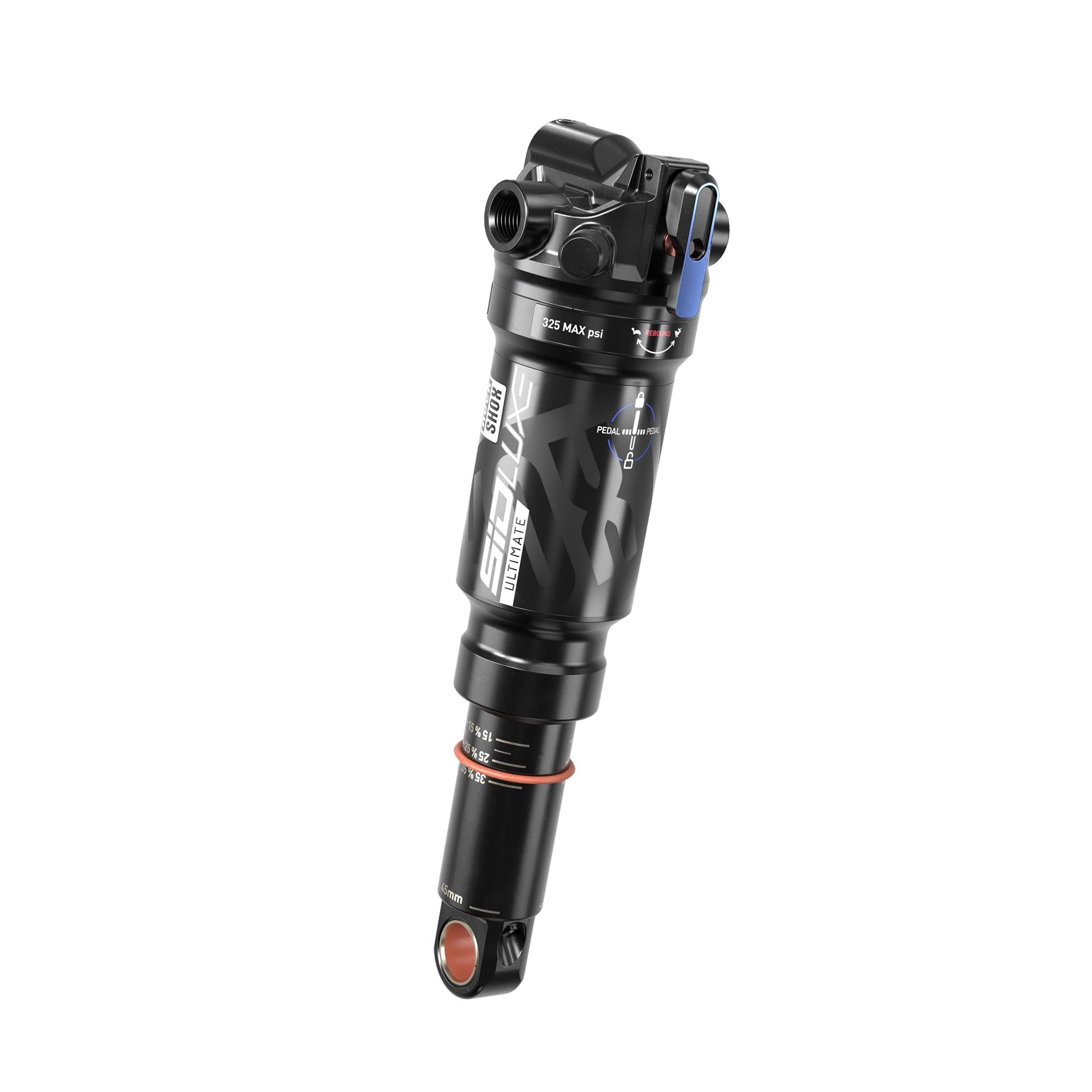 RockShox SIDLuxe Ultimate 3P Shock Black / 185x50