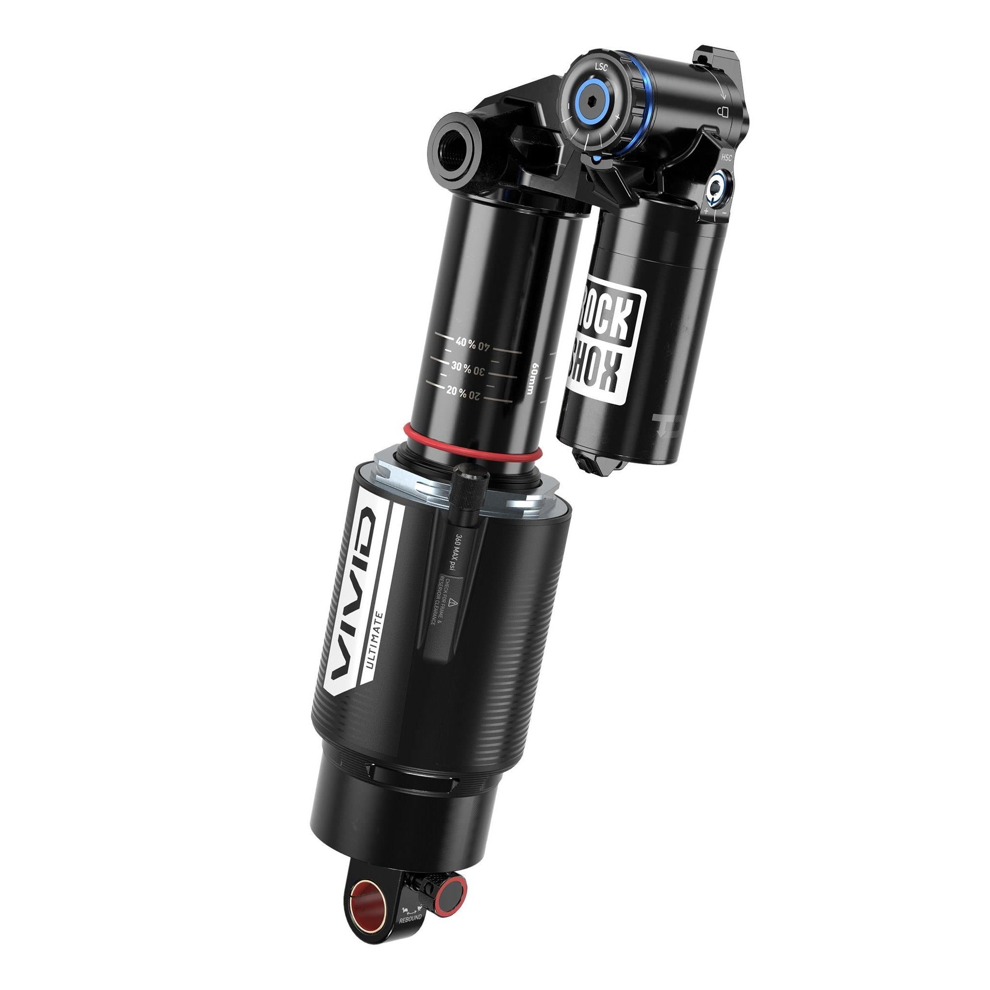 RockShox Vivid Ultimate RC2T Black / Giant Trance 2017-21 / 185 x 55