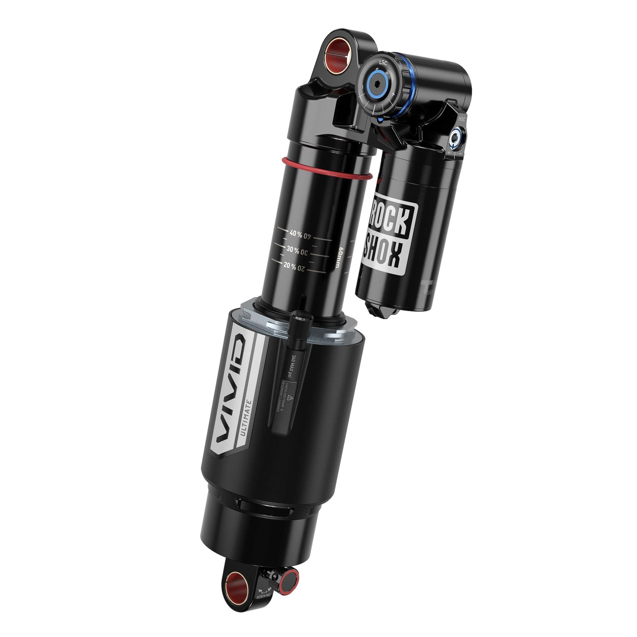 RockShox Vivid Ultimate RC2T Black / Santa Cruz Megatower 2022+ / 230 x 62.5