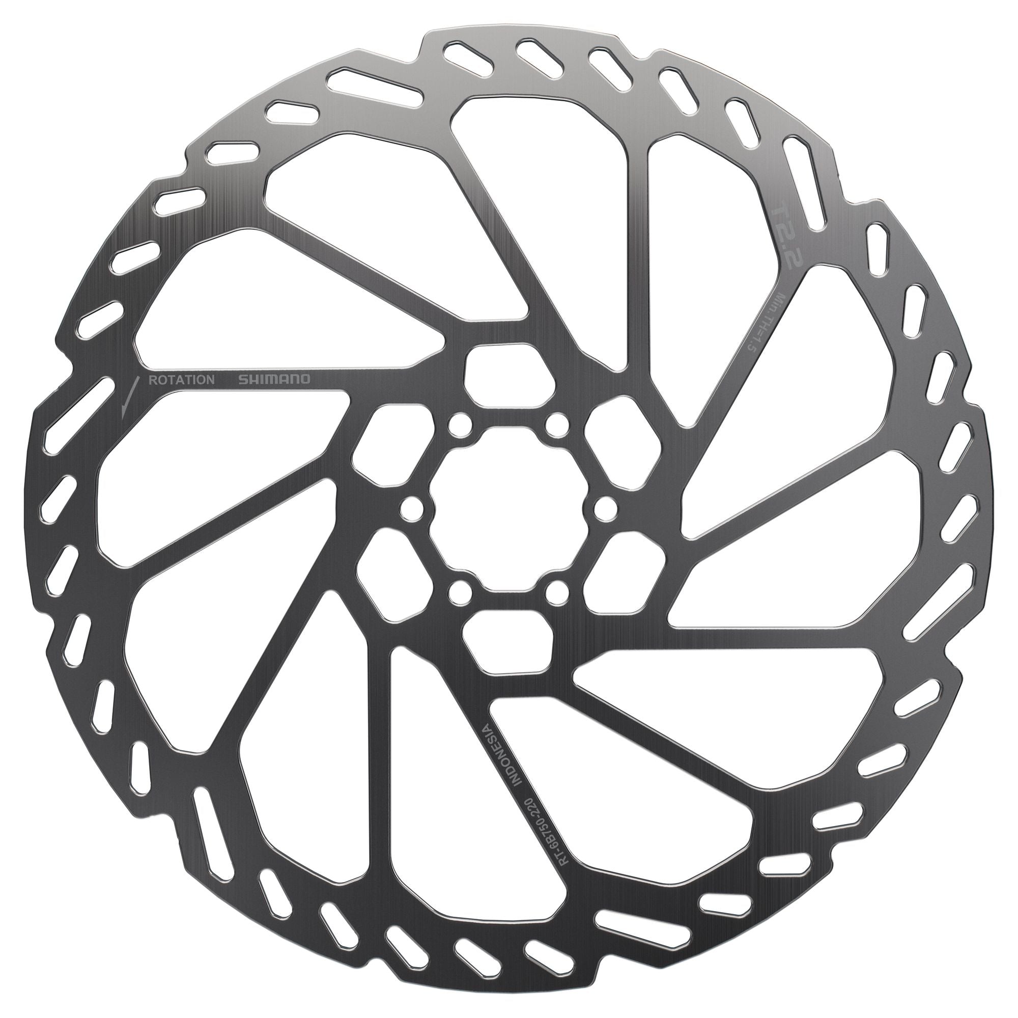 RT-6B750 2.2mm Thick Disc Brake Rotor 6-Bolt Silver / 220mm