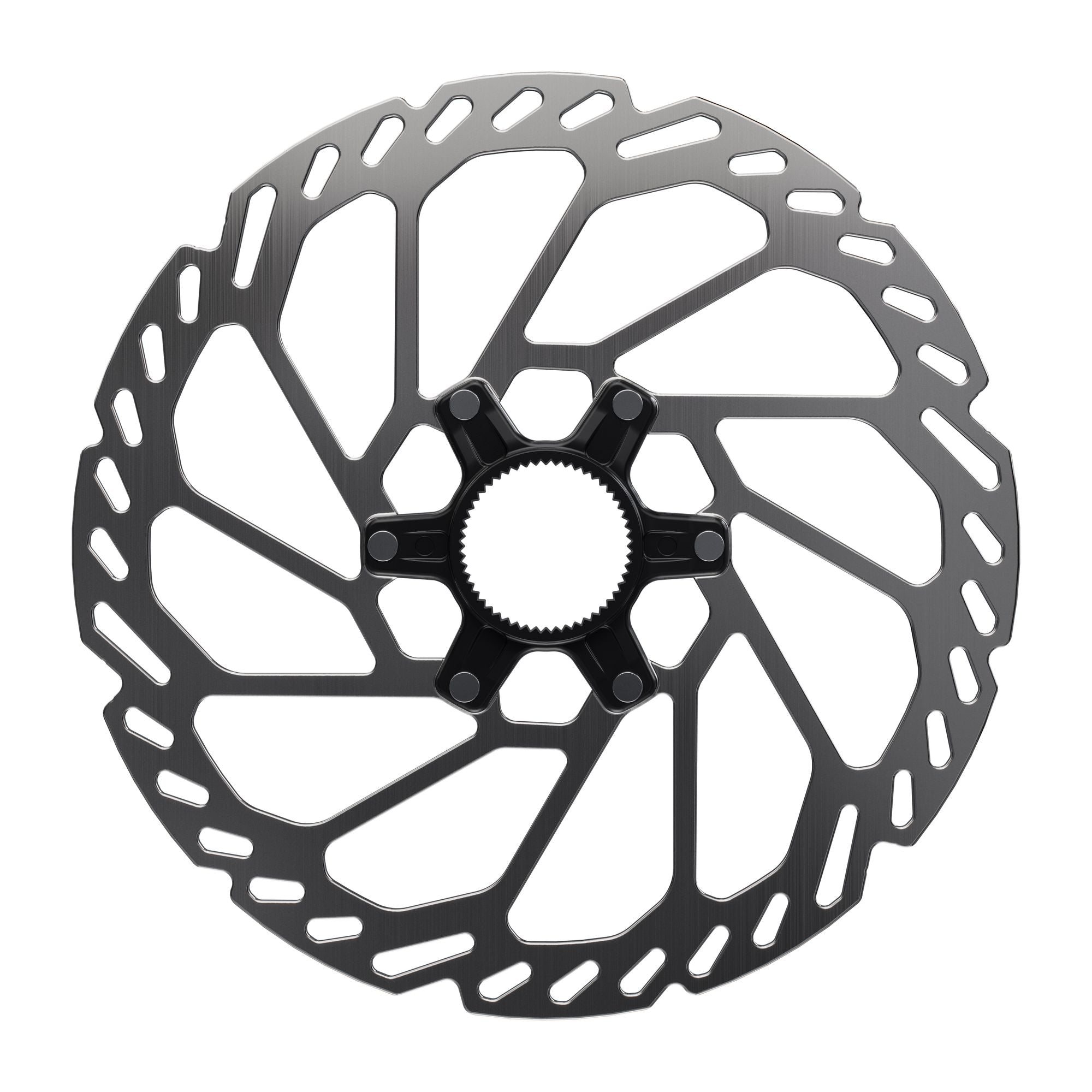 RT-CL750 2.2mm Thick Disc Brake Rotor Centerlock Black/Silver / 200mm / External Lock Ring