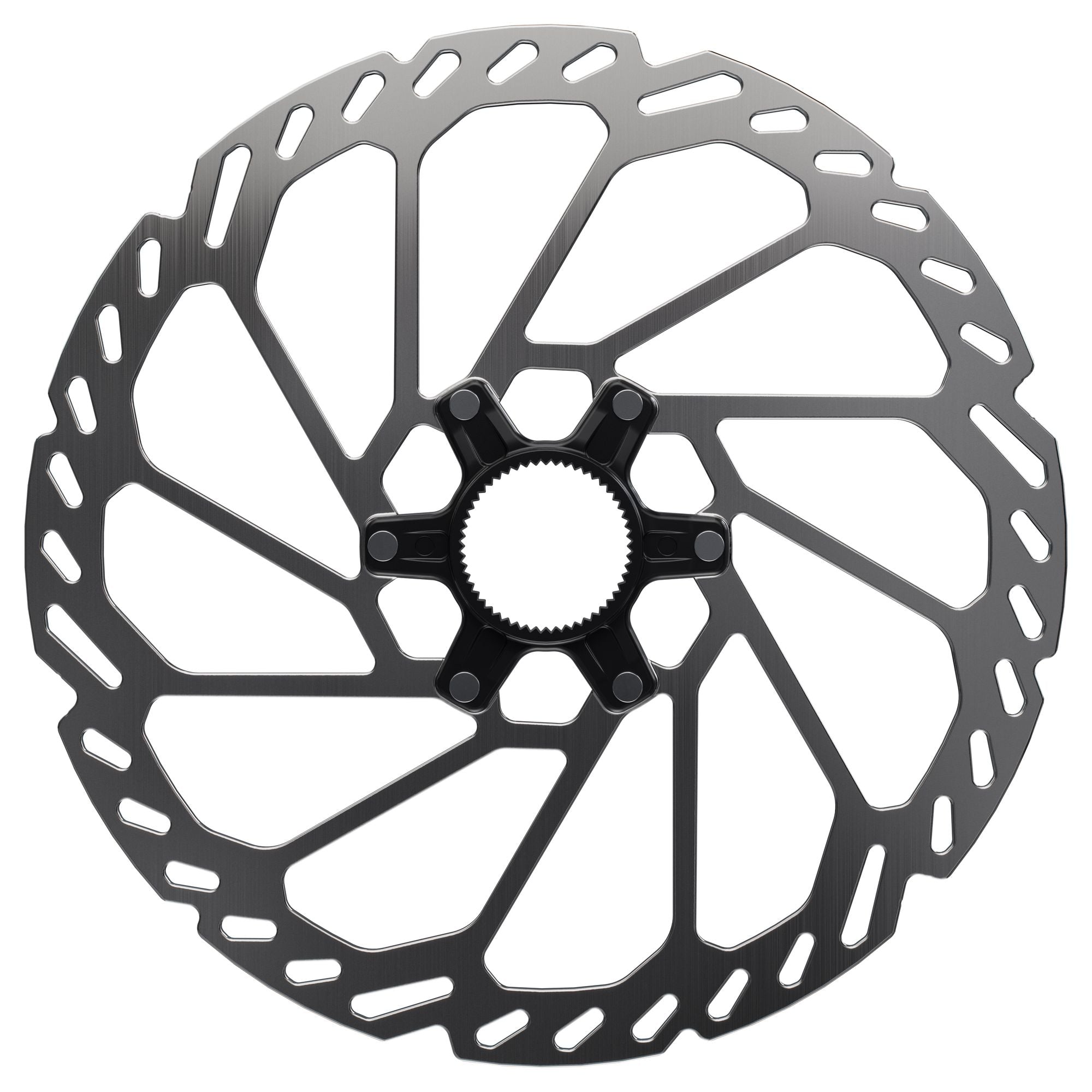 RT-CL750 2.2mm Thick Disc Brake Rotor Centerlock Black/Silver / 220mm / External Lock Ring