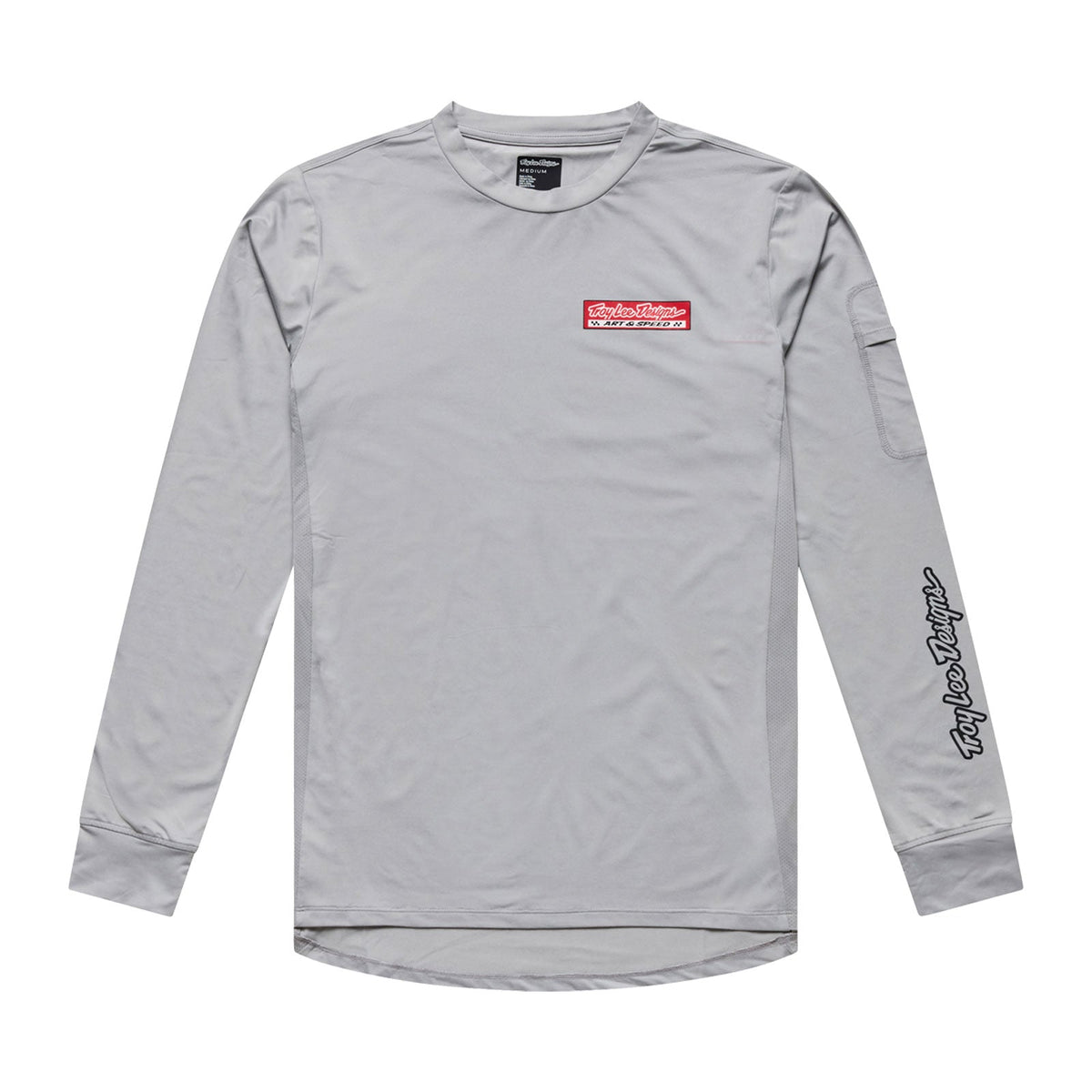 Ruckus Ride Long Sleeve Tee Custom Paint - Mid Gray / S