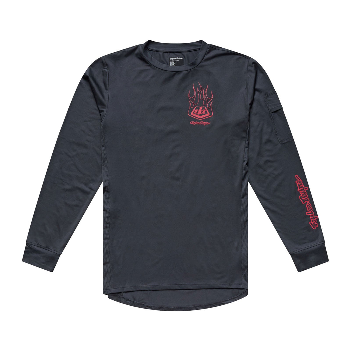 Ruckus Ride Long Sleeve Tee Ember - Carbon / S