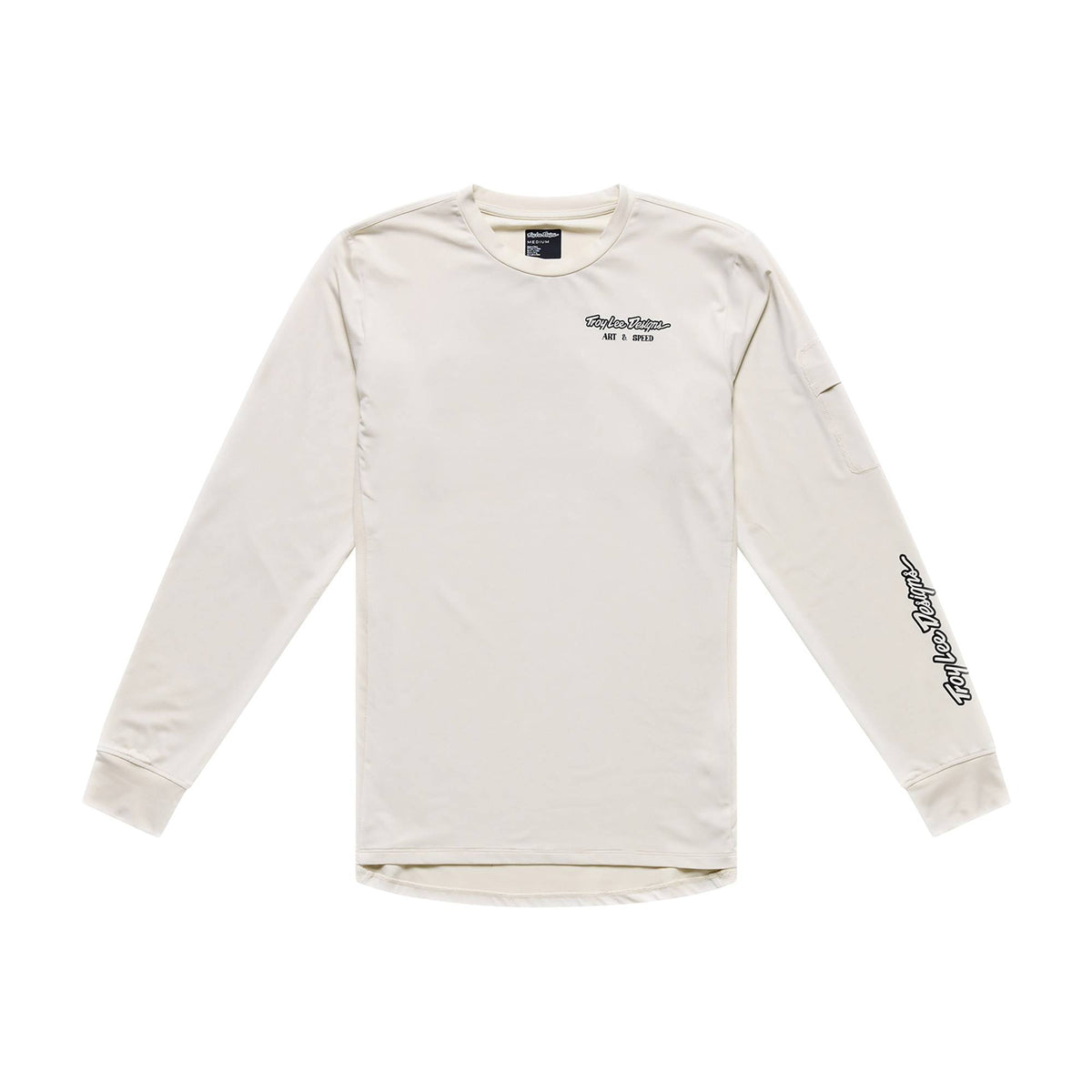 Rukus Ride Long Sleeve Tee Art & Speed - Pumice / S