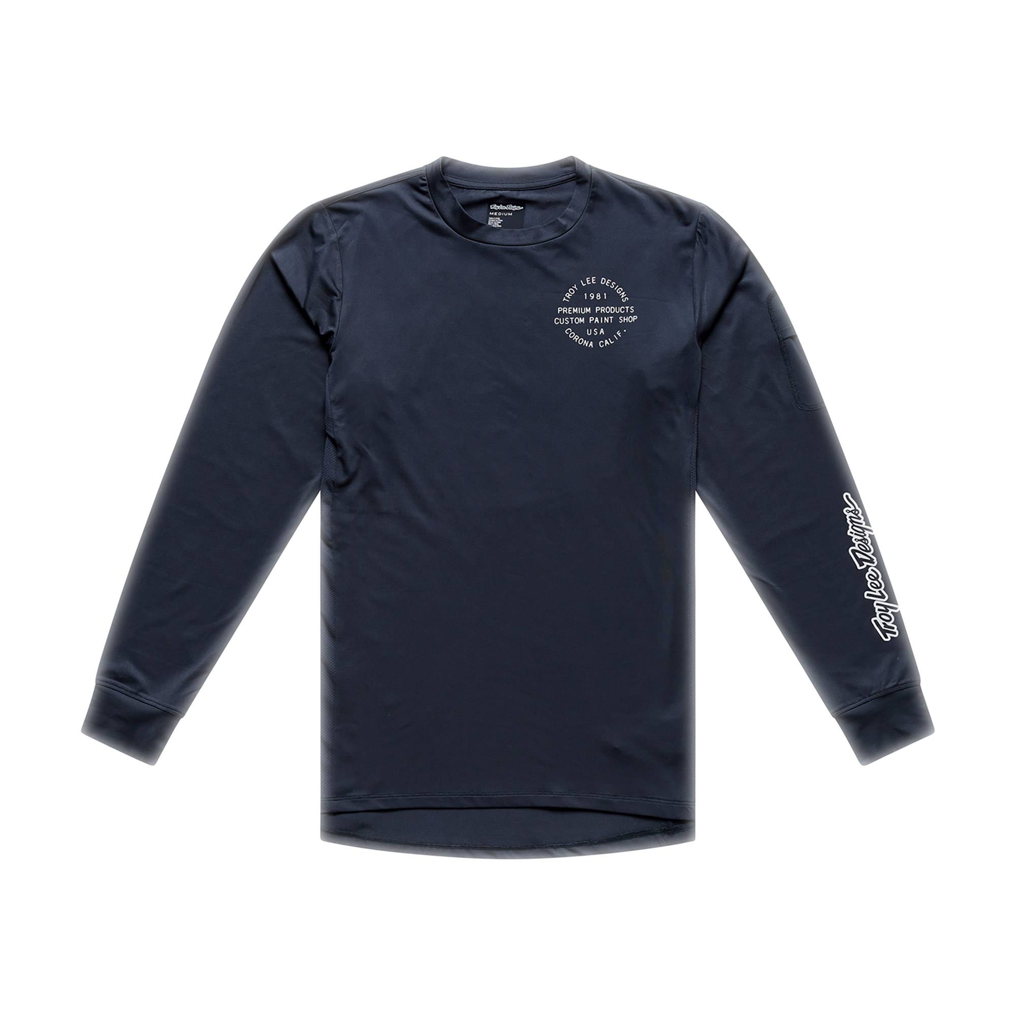 Rukus Ride Long Sleeve Tee Pressed - Carbon / S