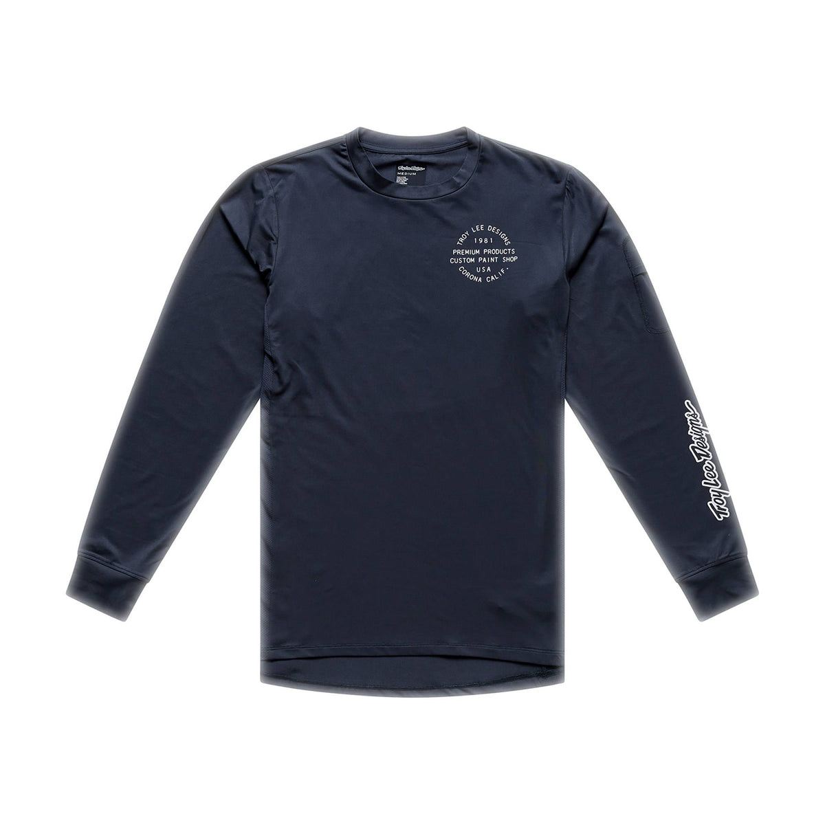 Rukus Ride Long Sleeve Tee Pressed - Carbon / S