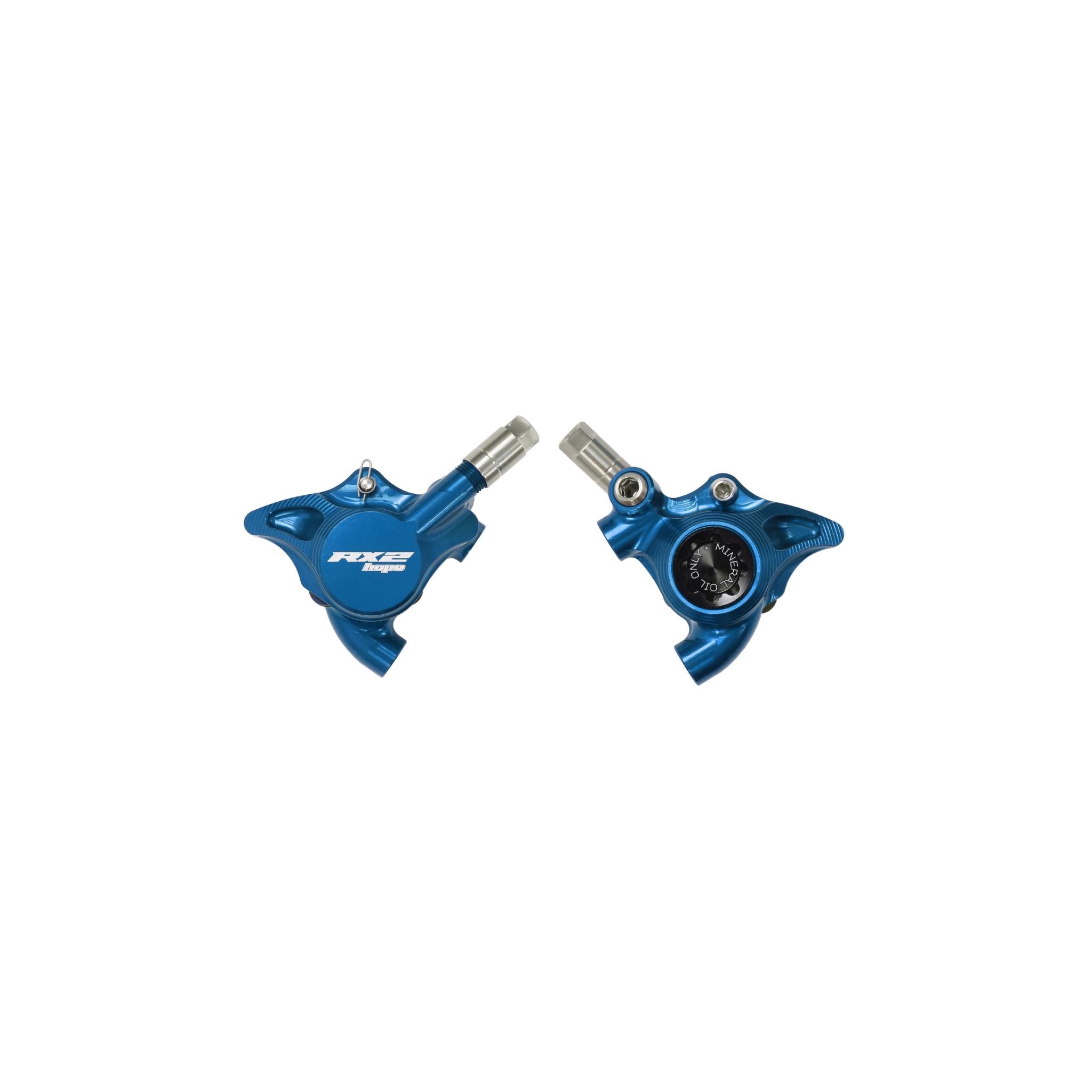RX2 Caliper Complete - FM Std - Mineral Oil Blue