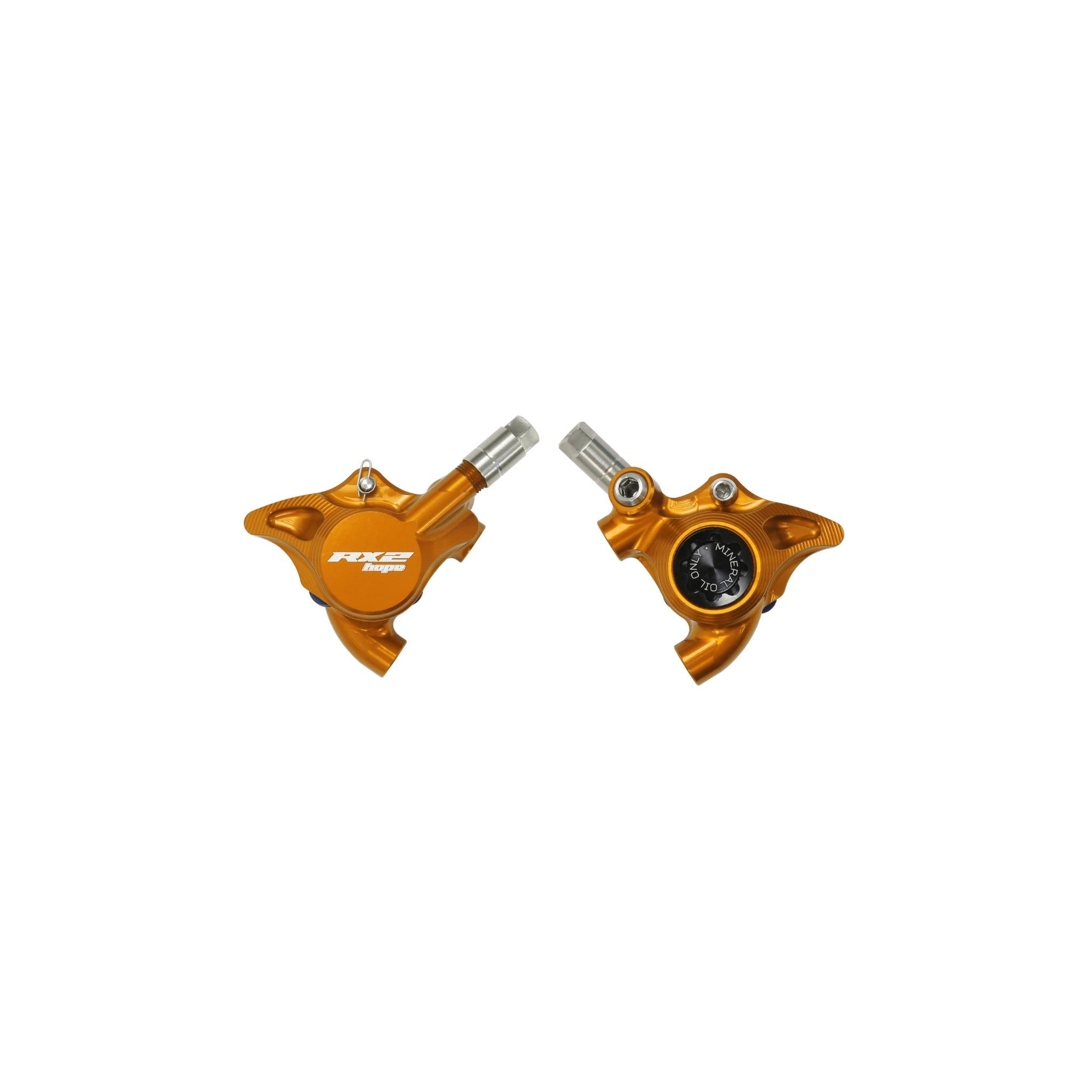 RX2 Caliper Complete - FM Std - Mineral Oil Orange