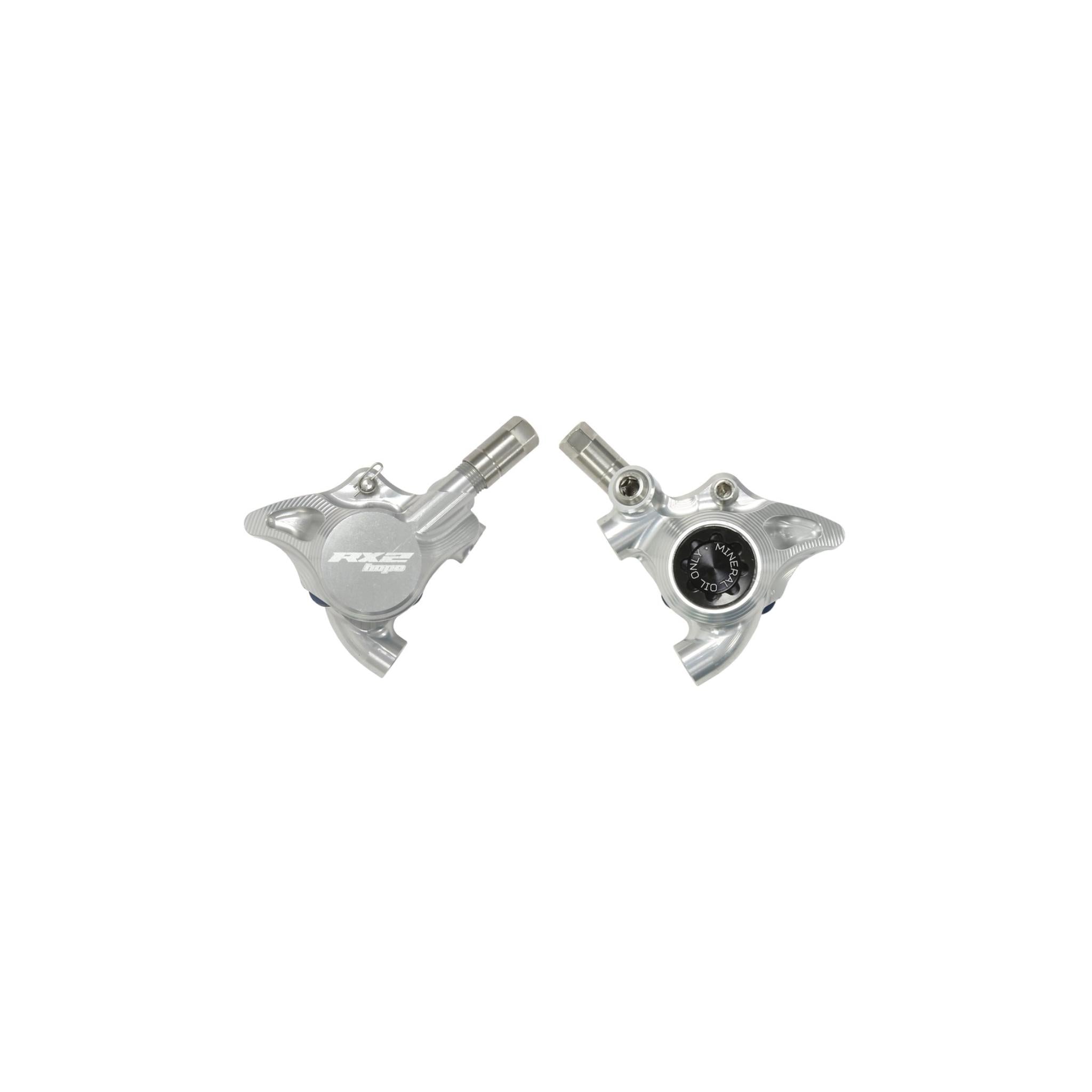 RX2 Caliper Complete - FM Std - Mineral Oil Silver