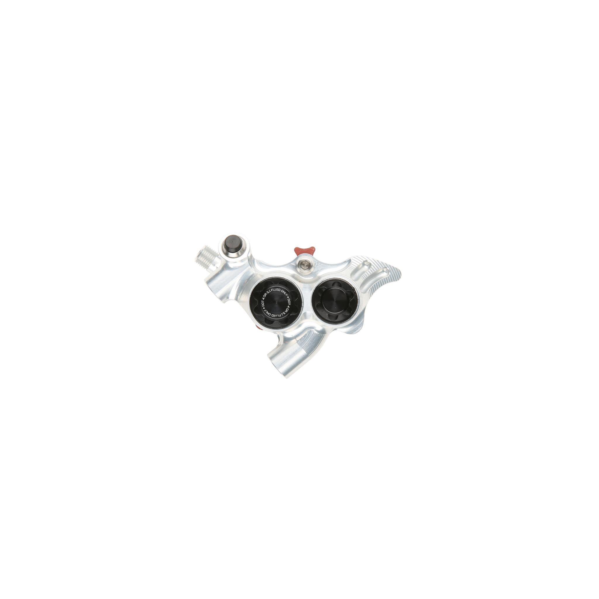 RX4+ SL Caliper - Flat Mount, DOT Silver