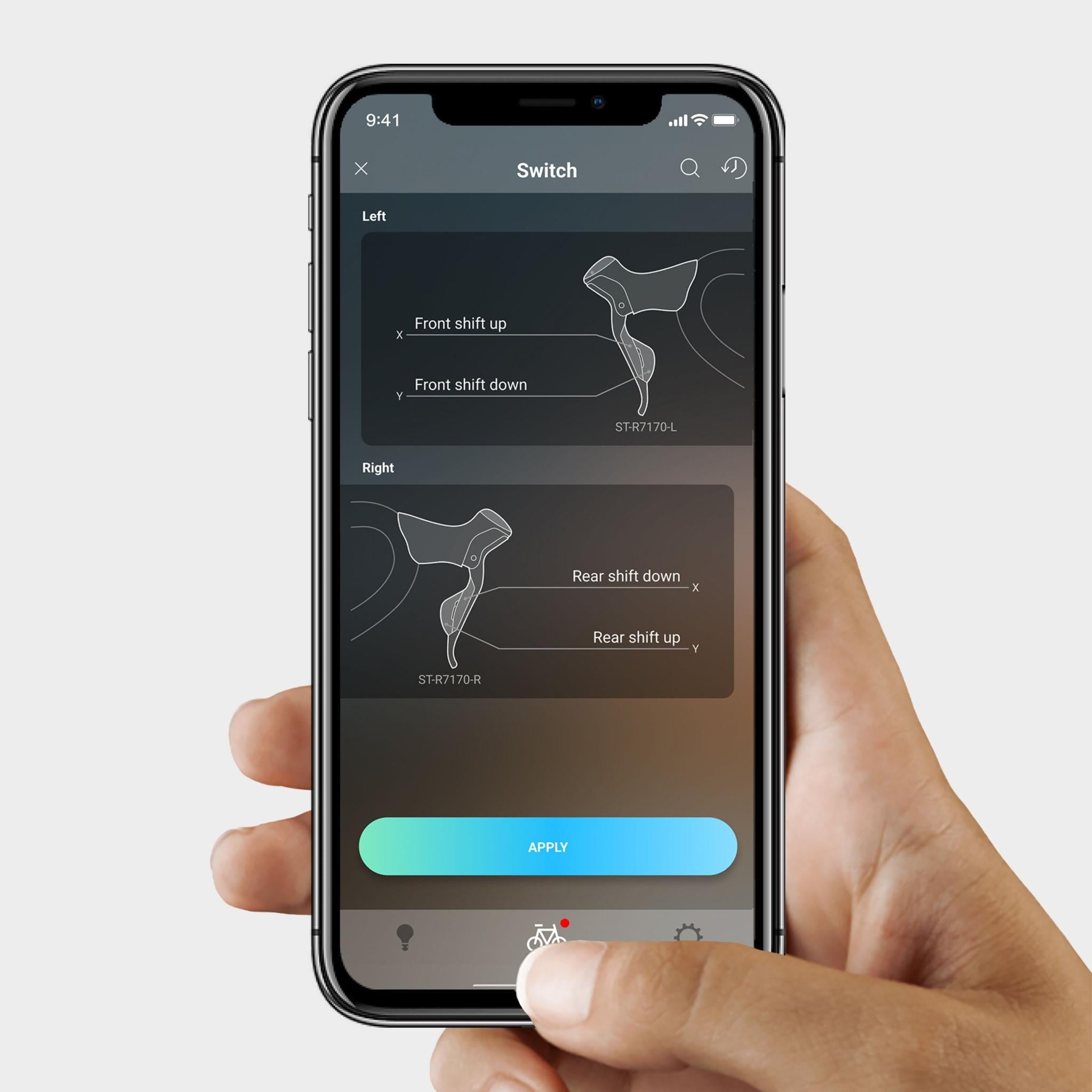 GRX ST-RX715/BR-RX410 Di2 STI Hydraulic Disc Brake - flat mount calliper, RH front