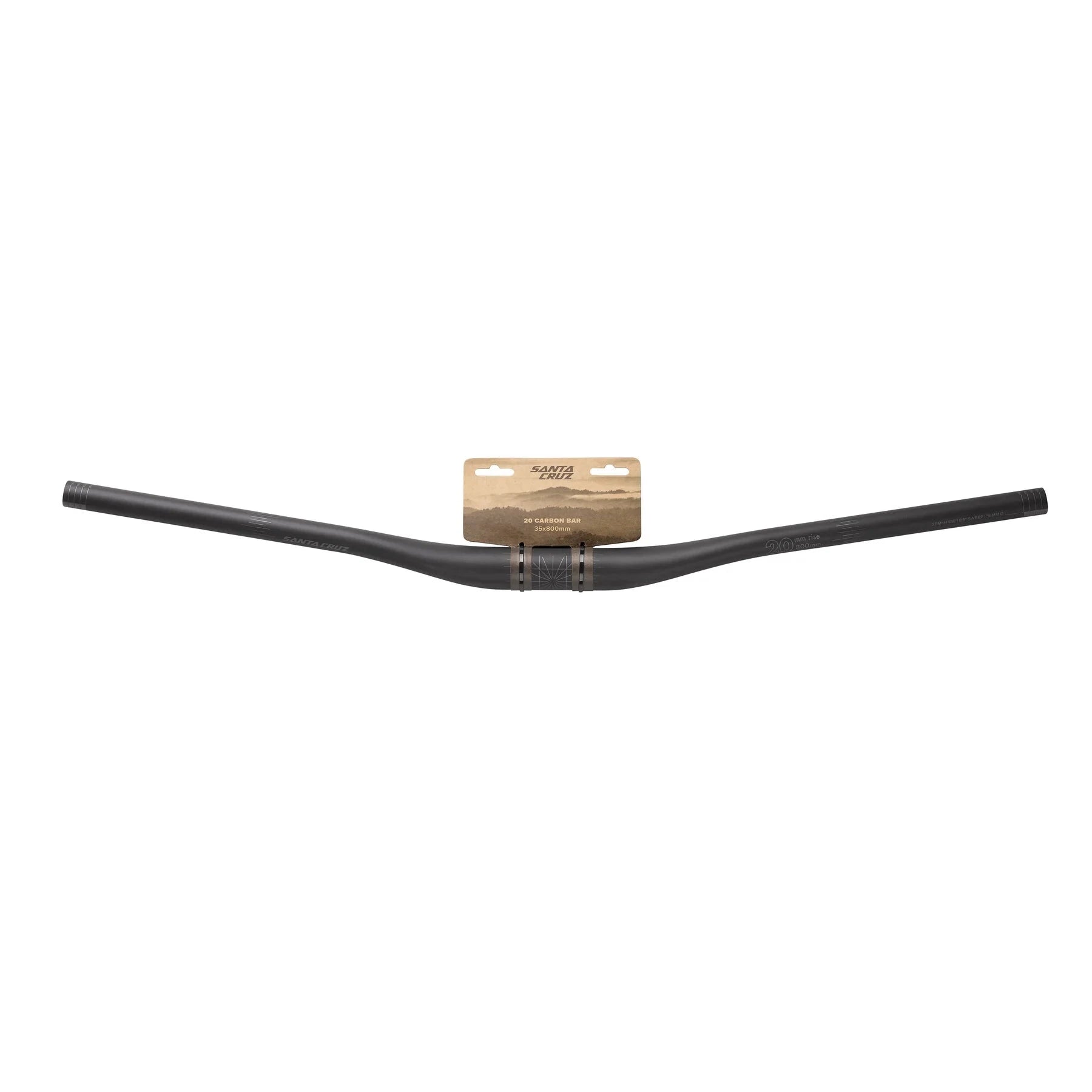 Santa Cruz Riser Carbon Bars Black / 20mm Rise
