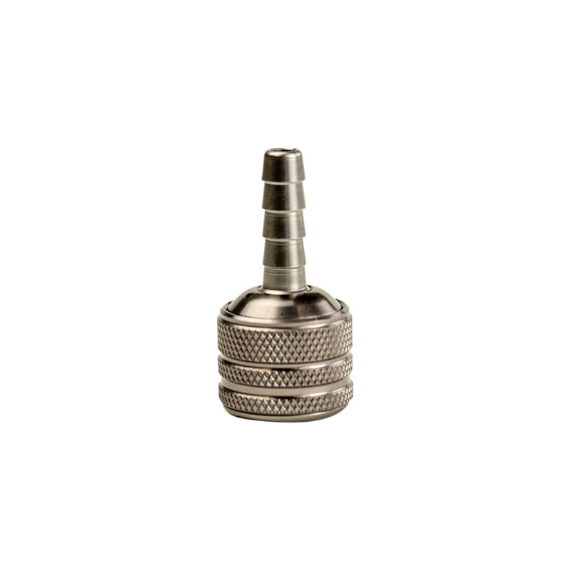 Schradero Schrader Chuck Silver / Hose Barb
