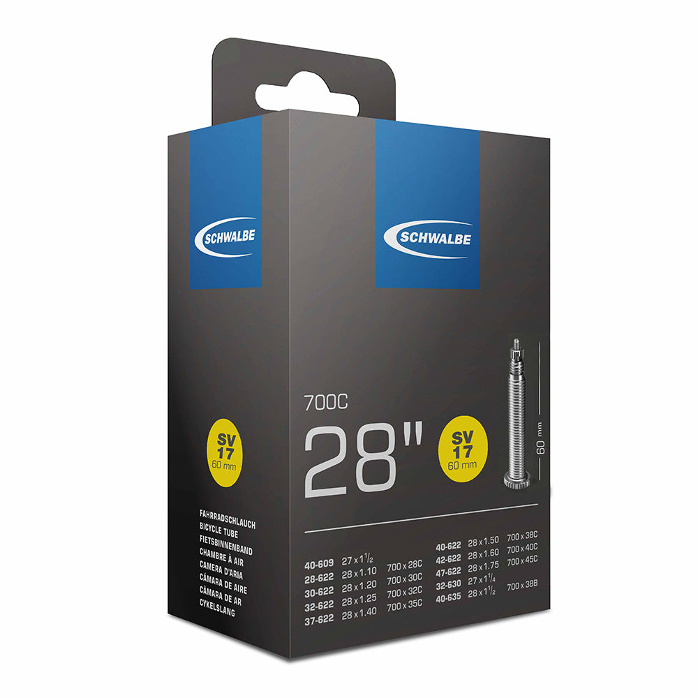 Schwalbe Extra Long Presta Valve Inner Tube 700x28/45 / 60mm Valve