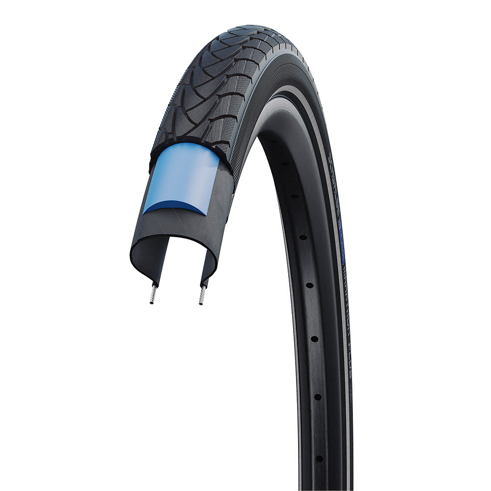 Schwalbe Marathon Plus Tyre Black/Reflex / 26x1.50 / SmartGuard - Addix