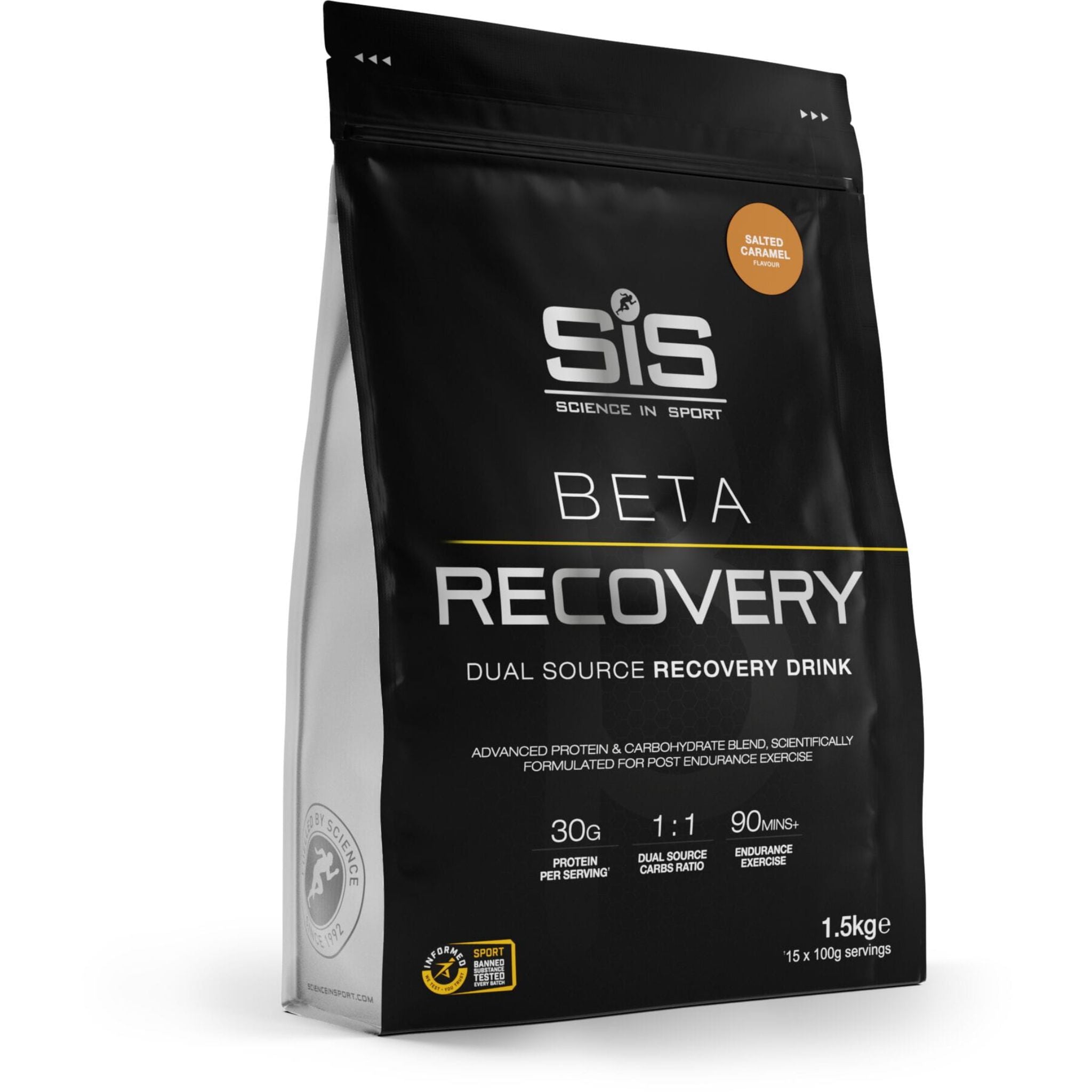 Science in Sport BETA Recovery Drink Powder Salted Caramel / 1.5 kg