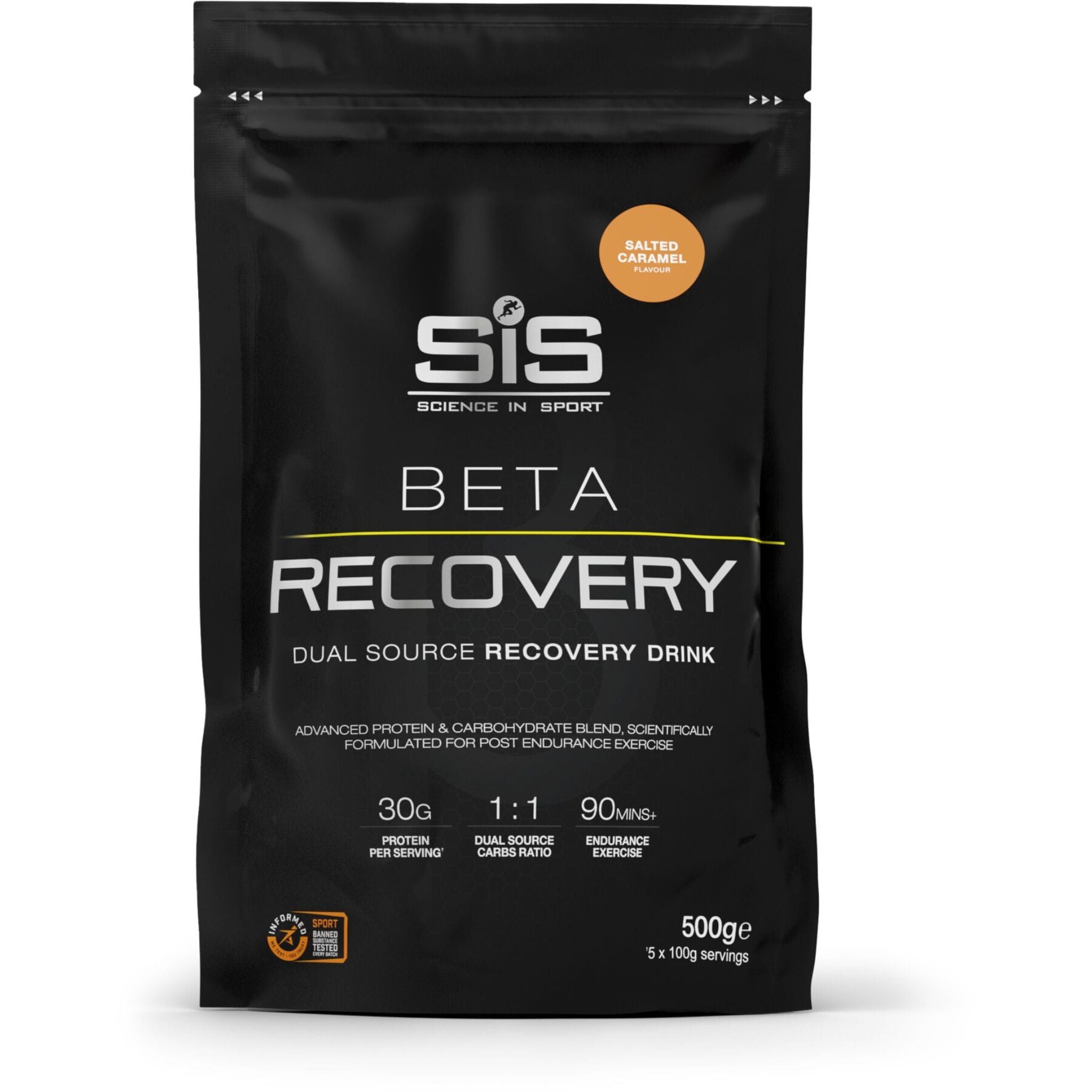Science in Sport BETA Recovery Drink Powder Salted Caramel / 500 g