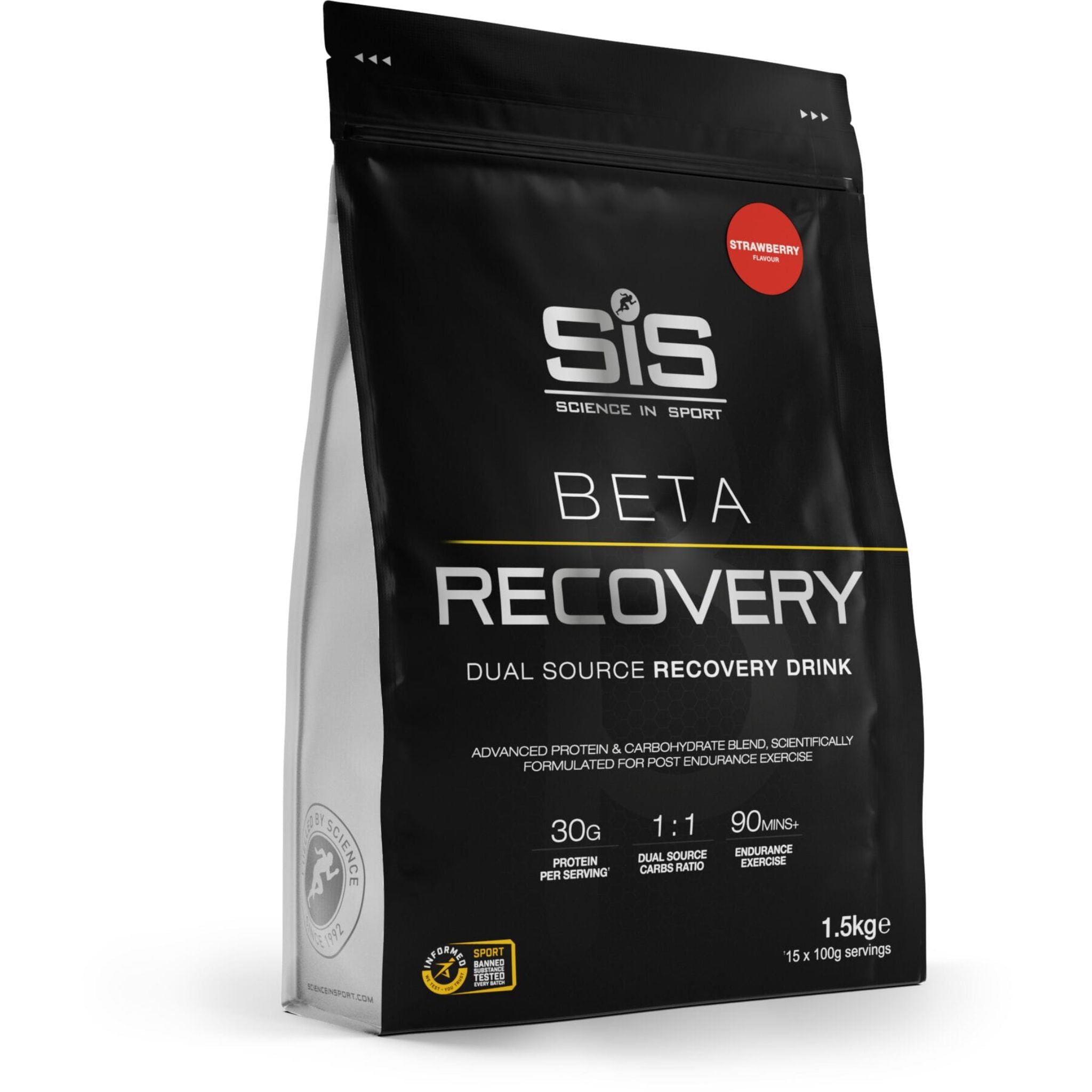 Science in Sport BETA Recovery Drink Powder Strawberry / 1.5 kg